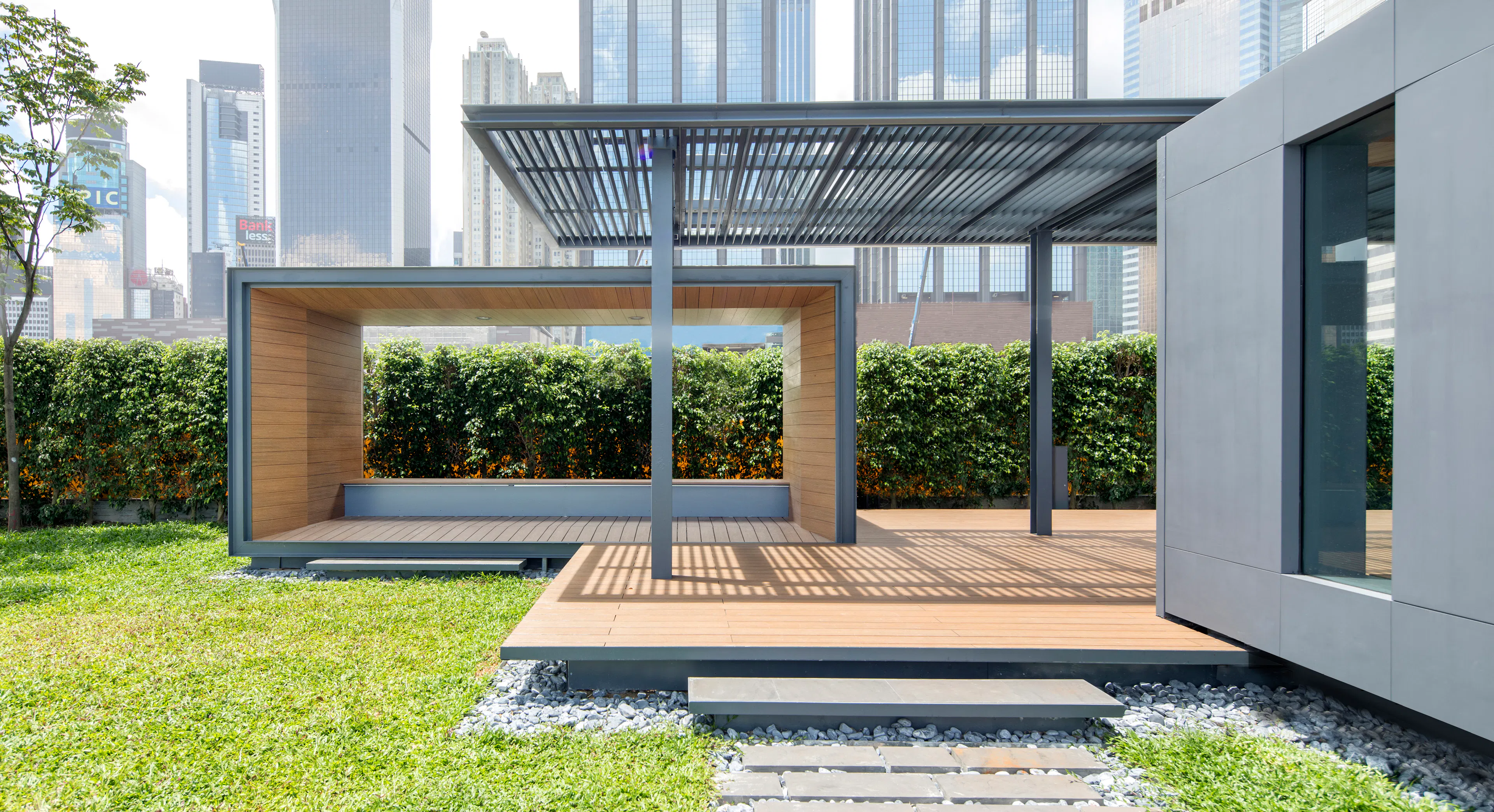 Advance Promenade near Wan Chai Ferry Pier - The Garden Embankment