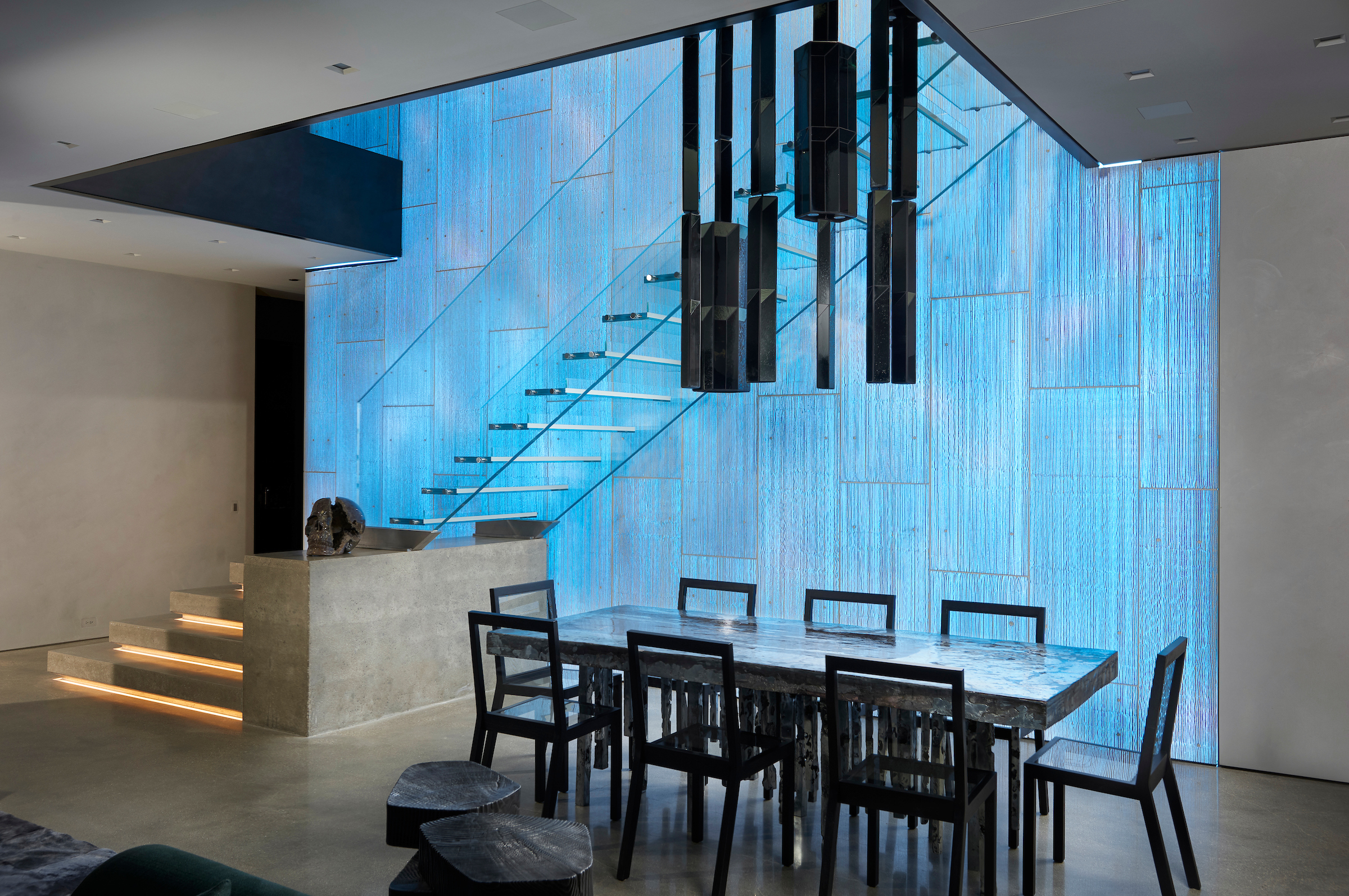 Penthouse Chicago, Floating Glass Stair By Siller Stairs - Architizer