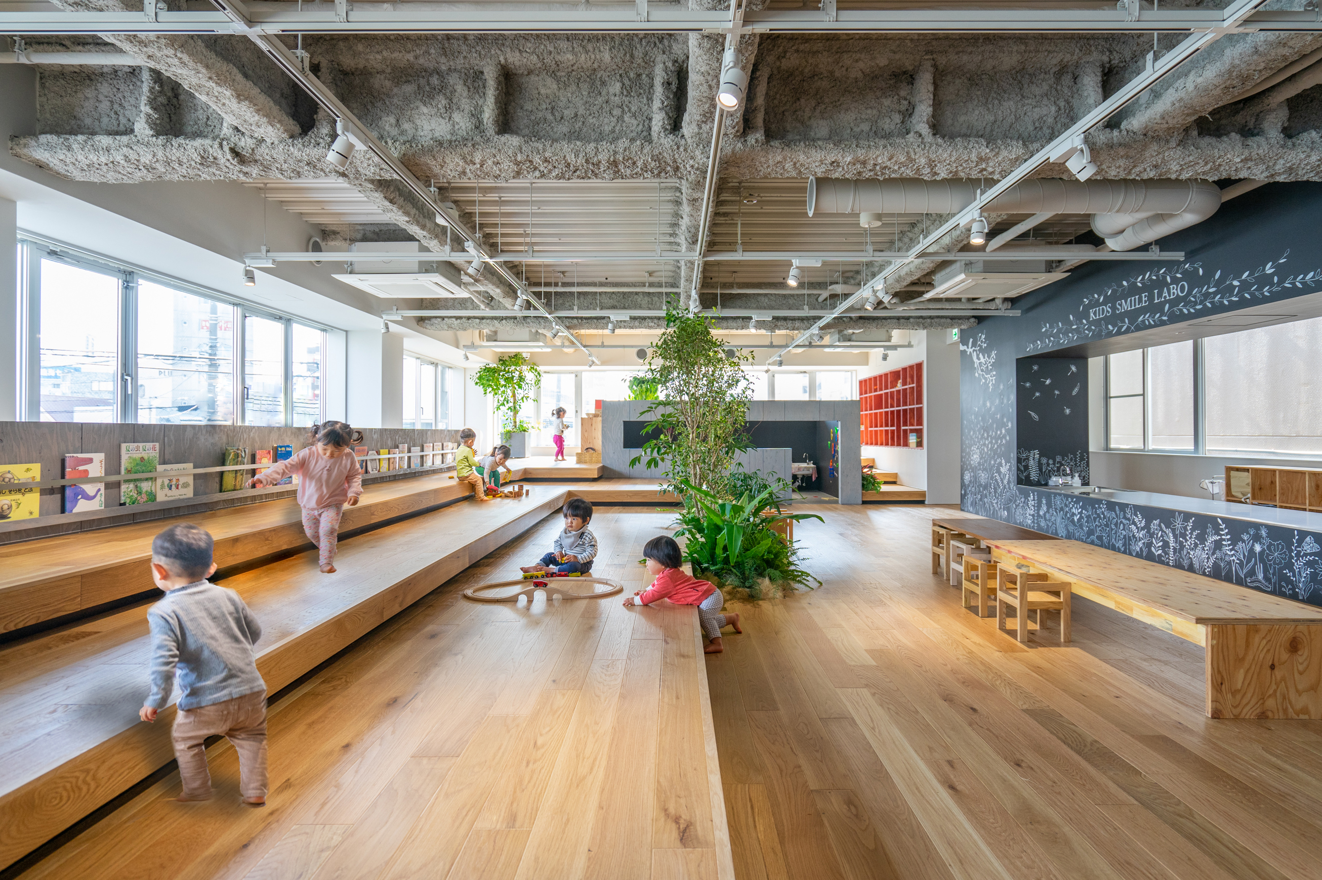 KM Kindergarten and Nursery by HIBINOSEKKEI+Youji no Shiro - Architizer
