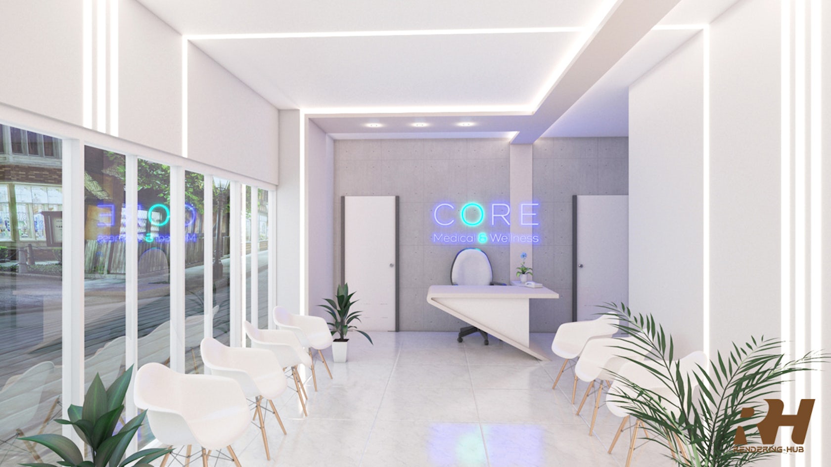 Doctor Chamber Design by Rendering Hub - Architizer