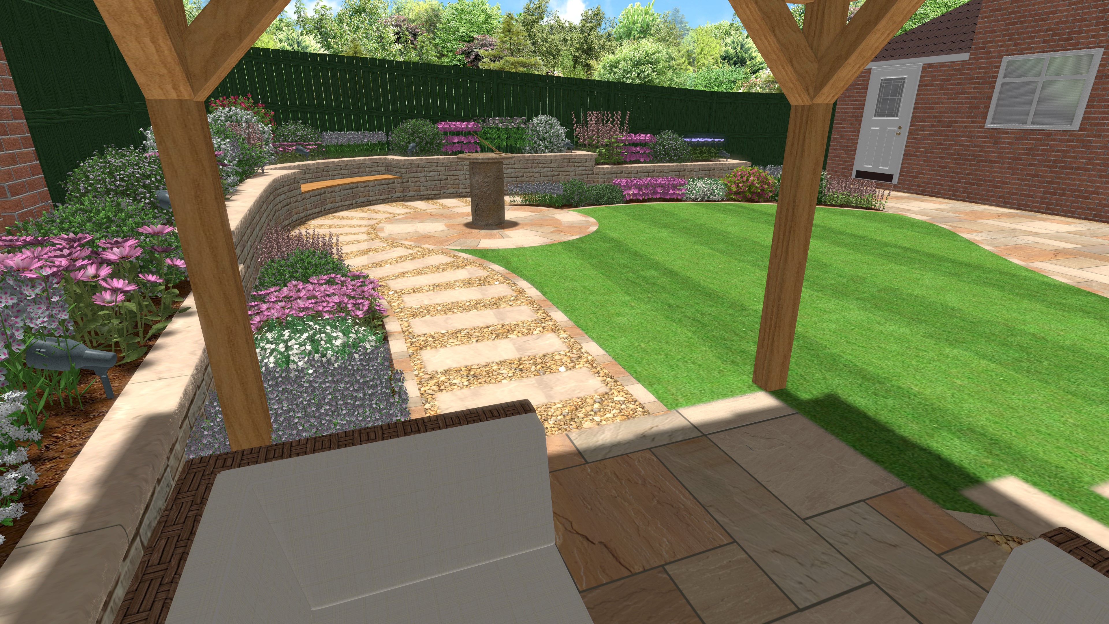 Stone Circle Garden by Blue Iris Landscapes Architizer