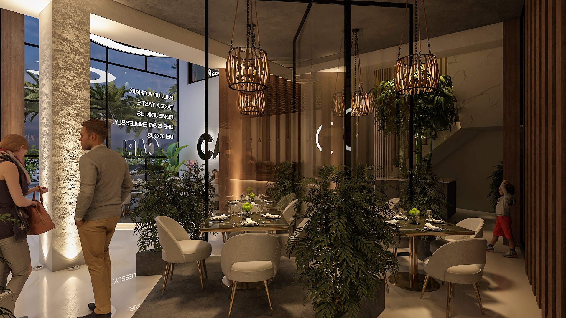 Commercial Restaurant Interior Design by AD STUDIO - Architizer