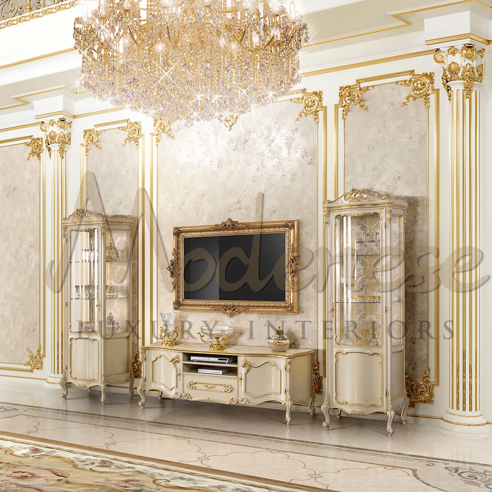 Classic Living Room Design From Modenese Luxury Interiors by MODENESE ...