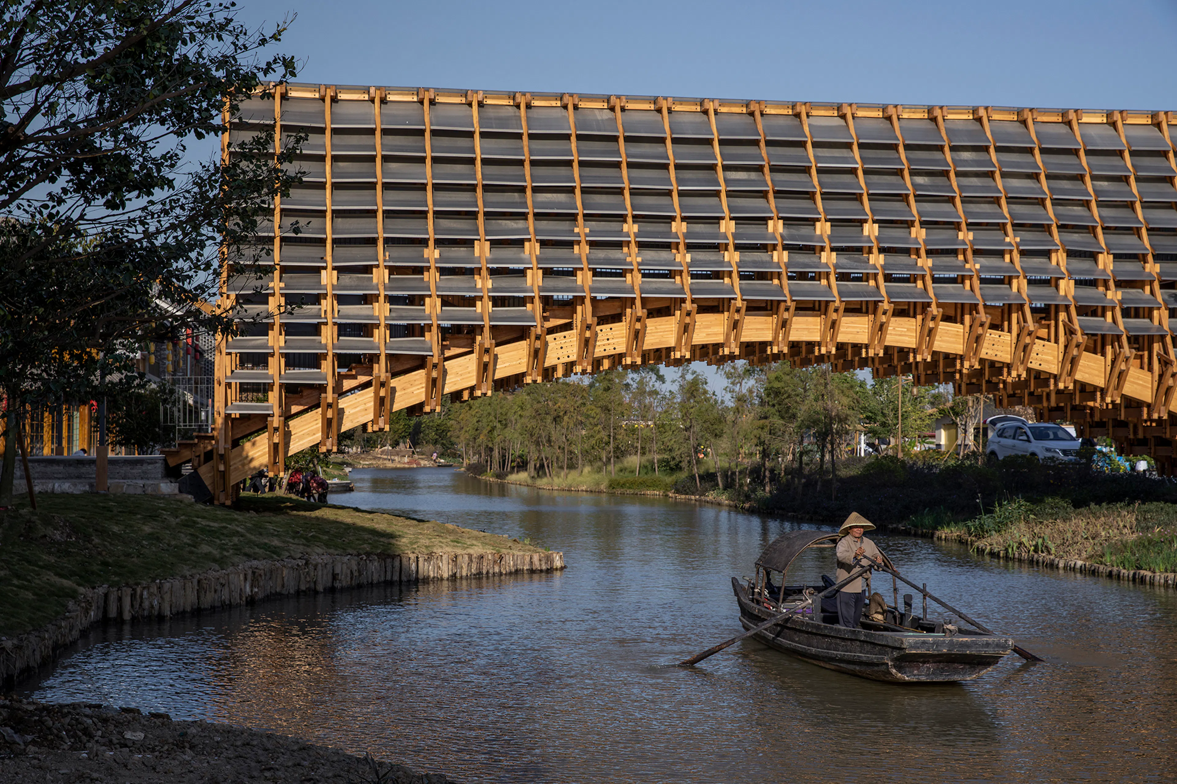 Timber Bridge in Gulou Waterfront — 13