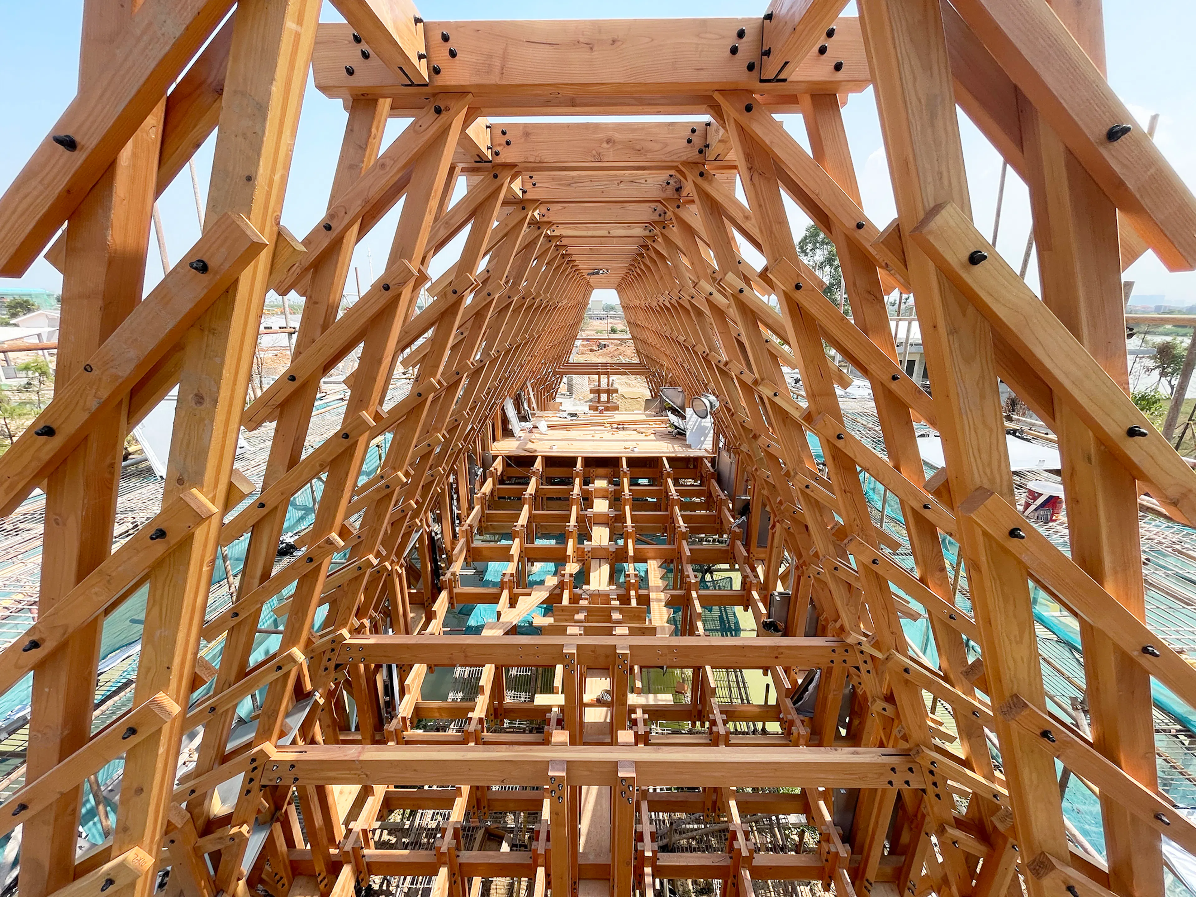 Timber Bridge in Gulou Waterfront — 30