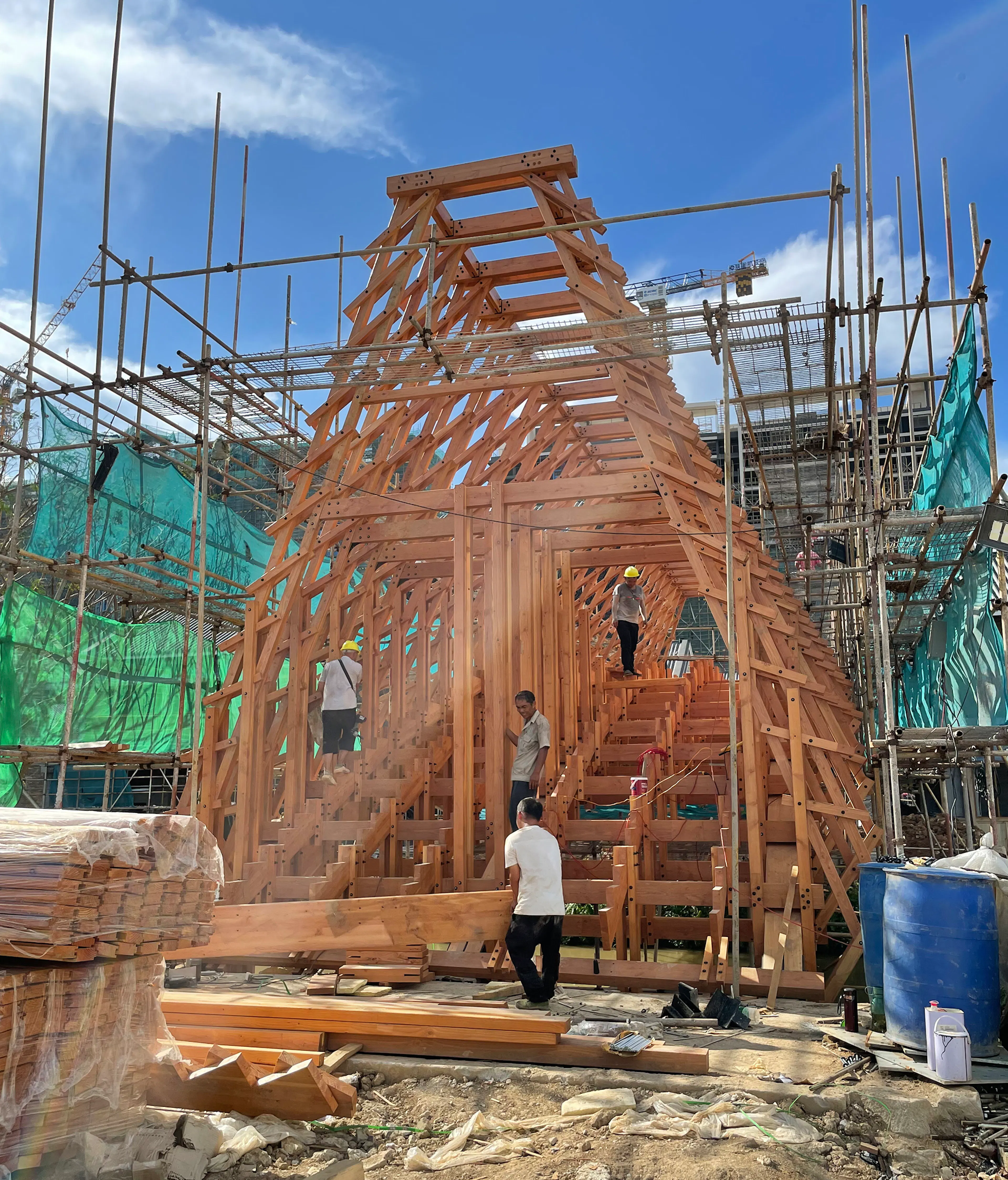 Timber Bridge in Gulou Waterfront — 31