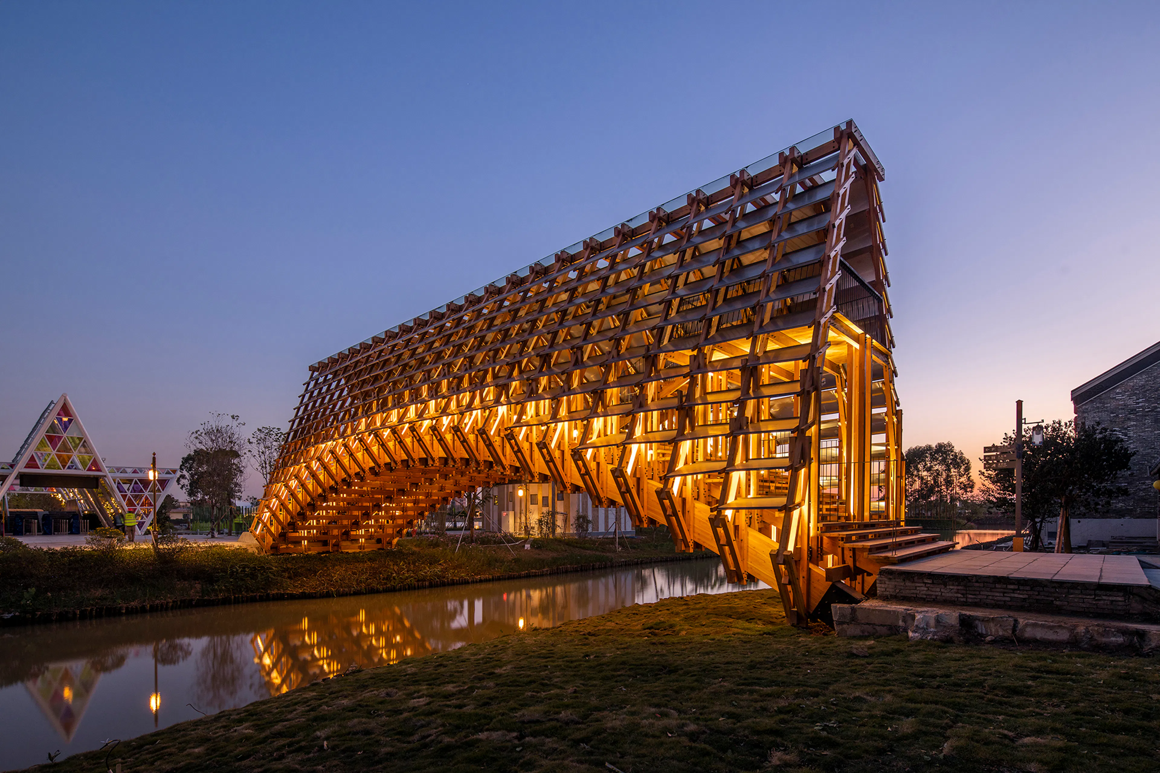 Timber Bridge in Gulou Waterfront — 32