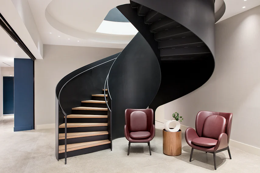 MdeAS Architects Designs Elegantly Unfolding Feature Stair at 757 Third ...