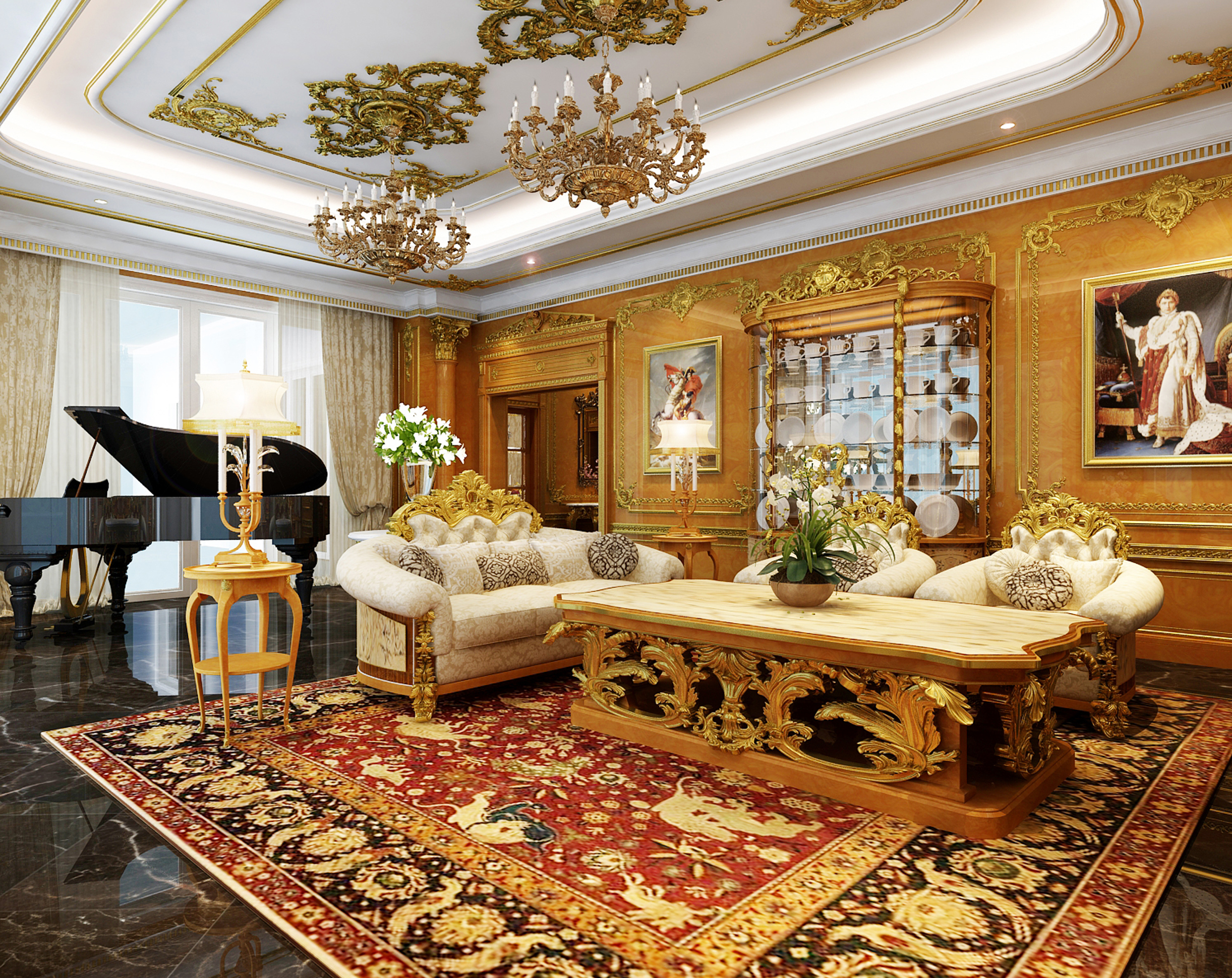 Luxury Living Room Design by MODENESE Luxury Interiors - Architizer