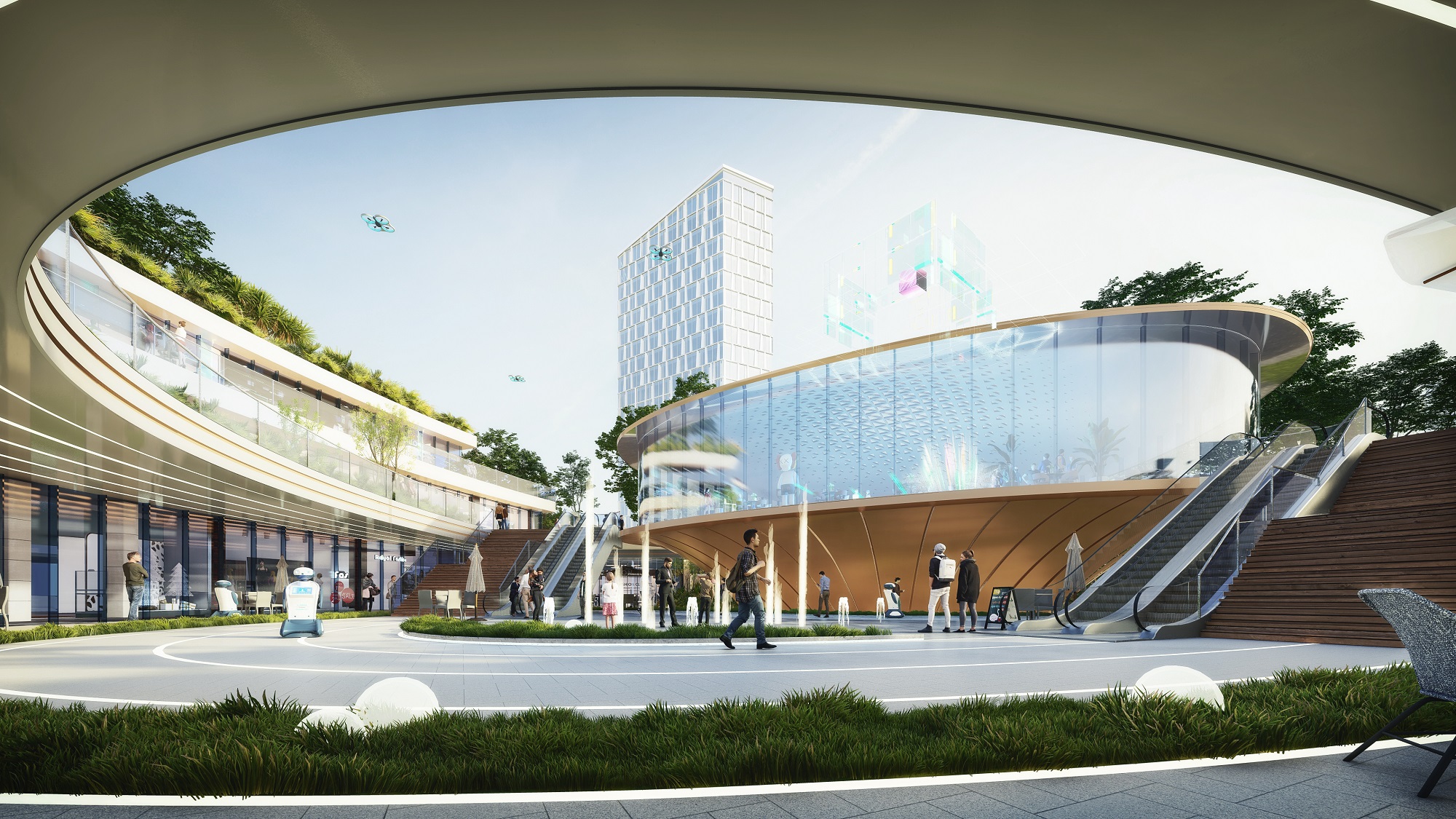 Chongqing Liangjiang Yuzui OPN Area Concept Planning & TOD Central Area