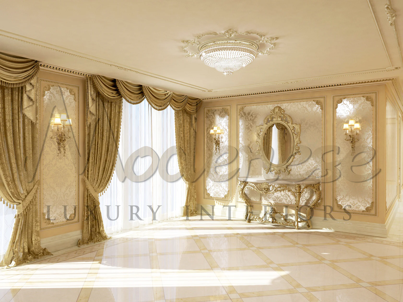 Royal Interior Design in Doha by MODENESE Luxury Interiors - Architizer