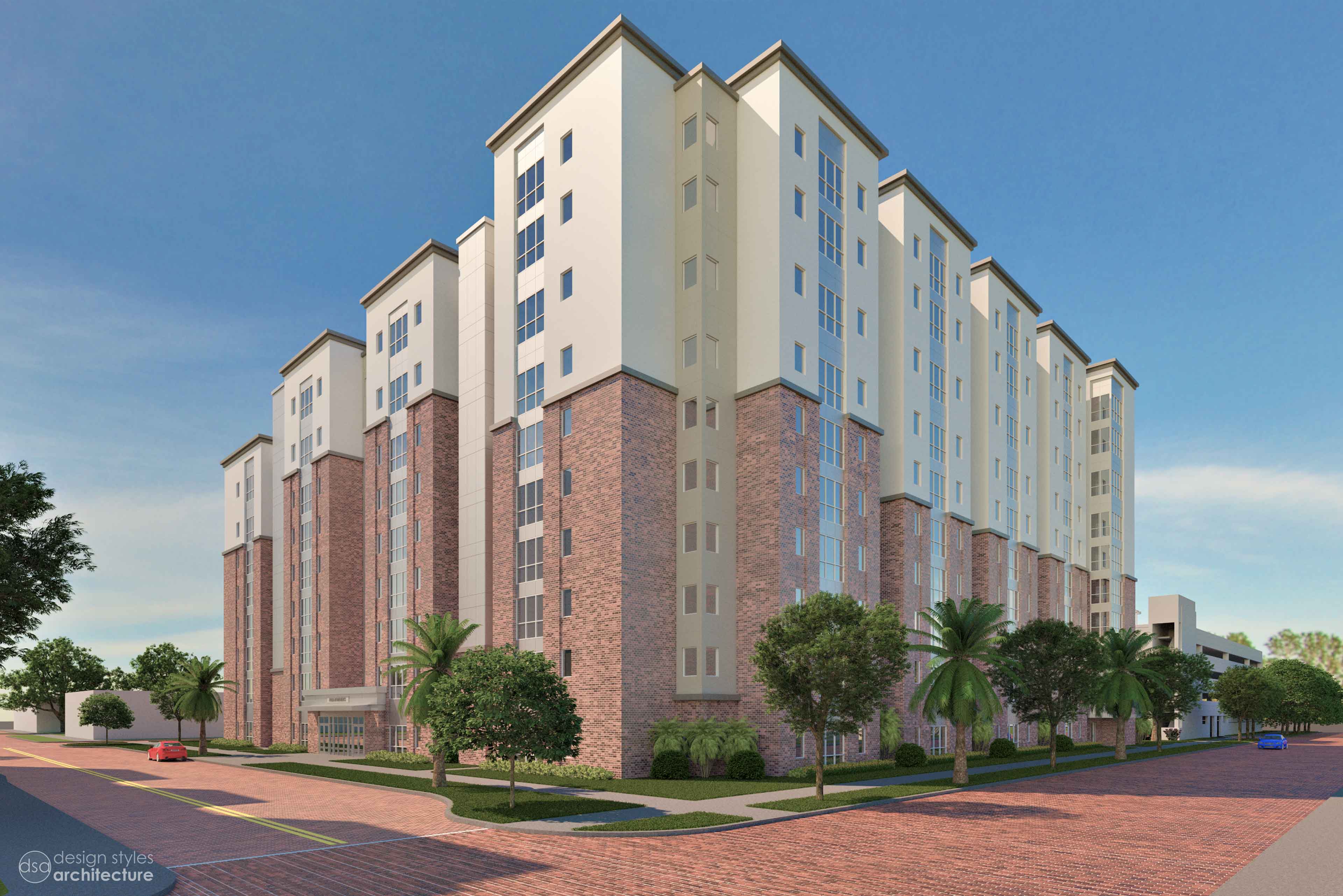 University of Tampa Palm Apartments by Design Styles Architecture