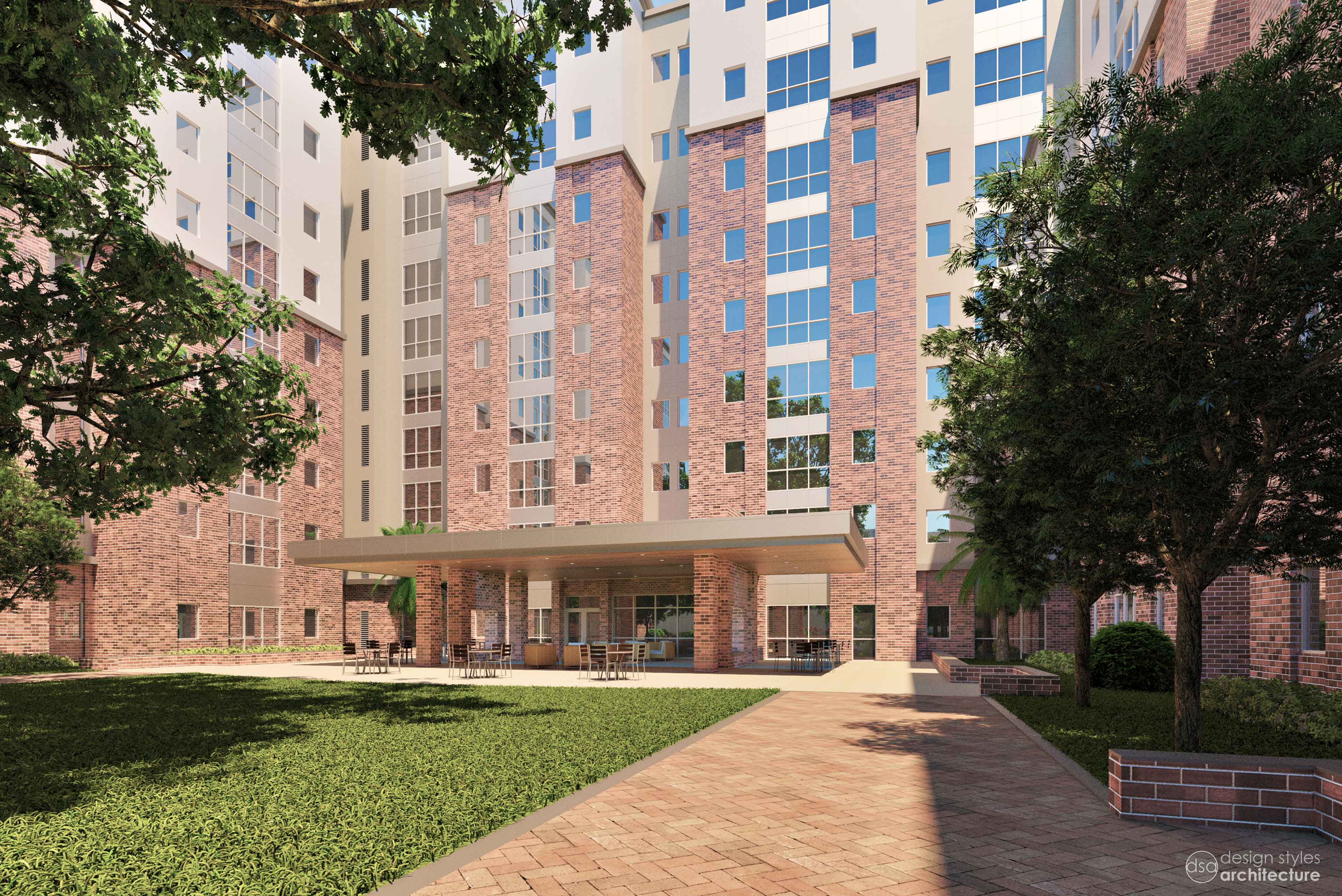 University of Tampa Palm Apartments by Design Styles Architecture