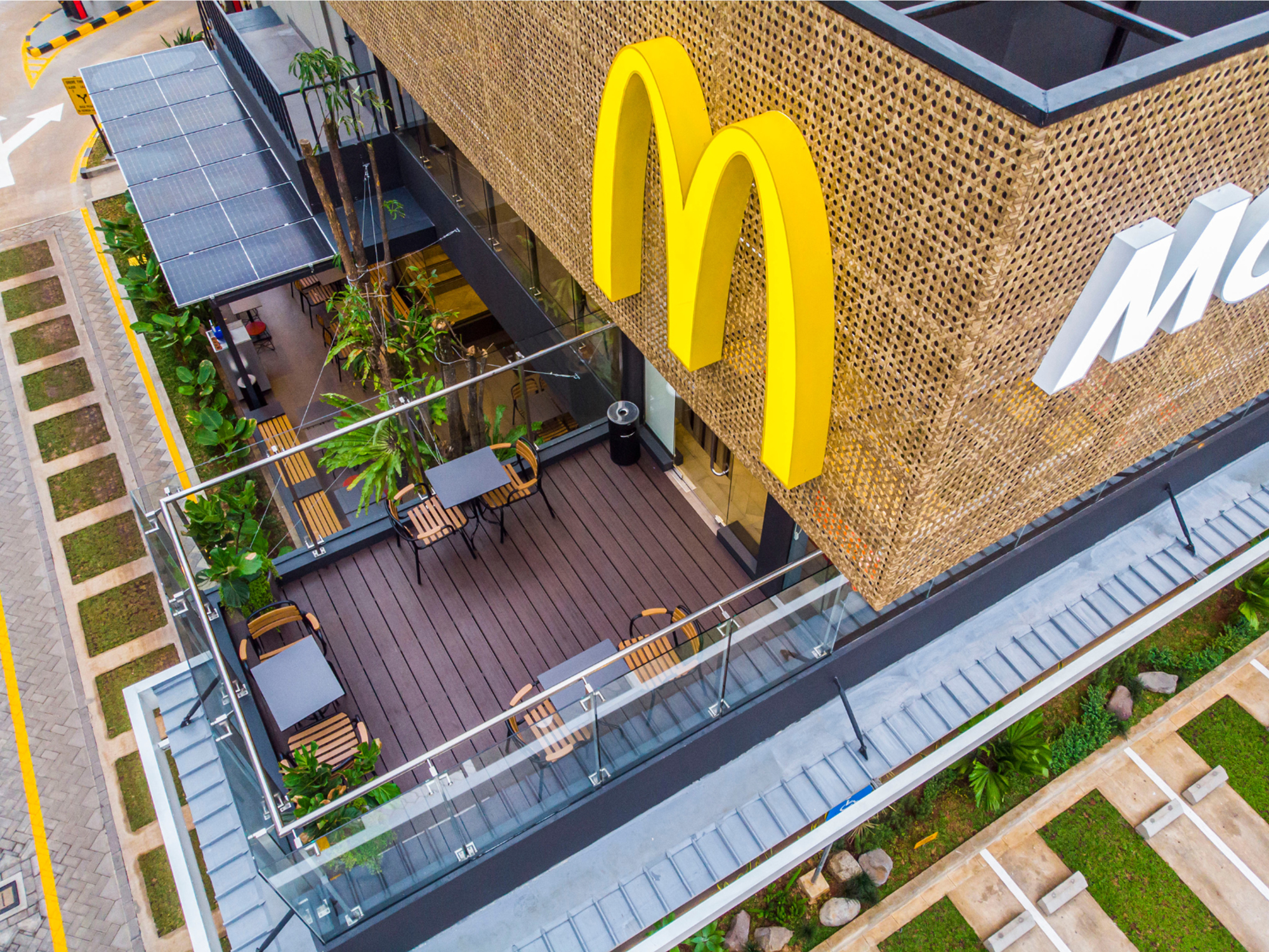 McDonald's Boulevard Barat By Aaksen Responsible Aarchitecture - Architizer