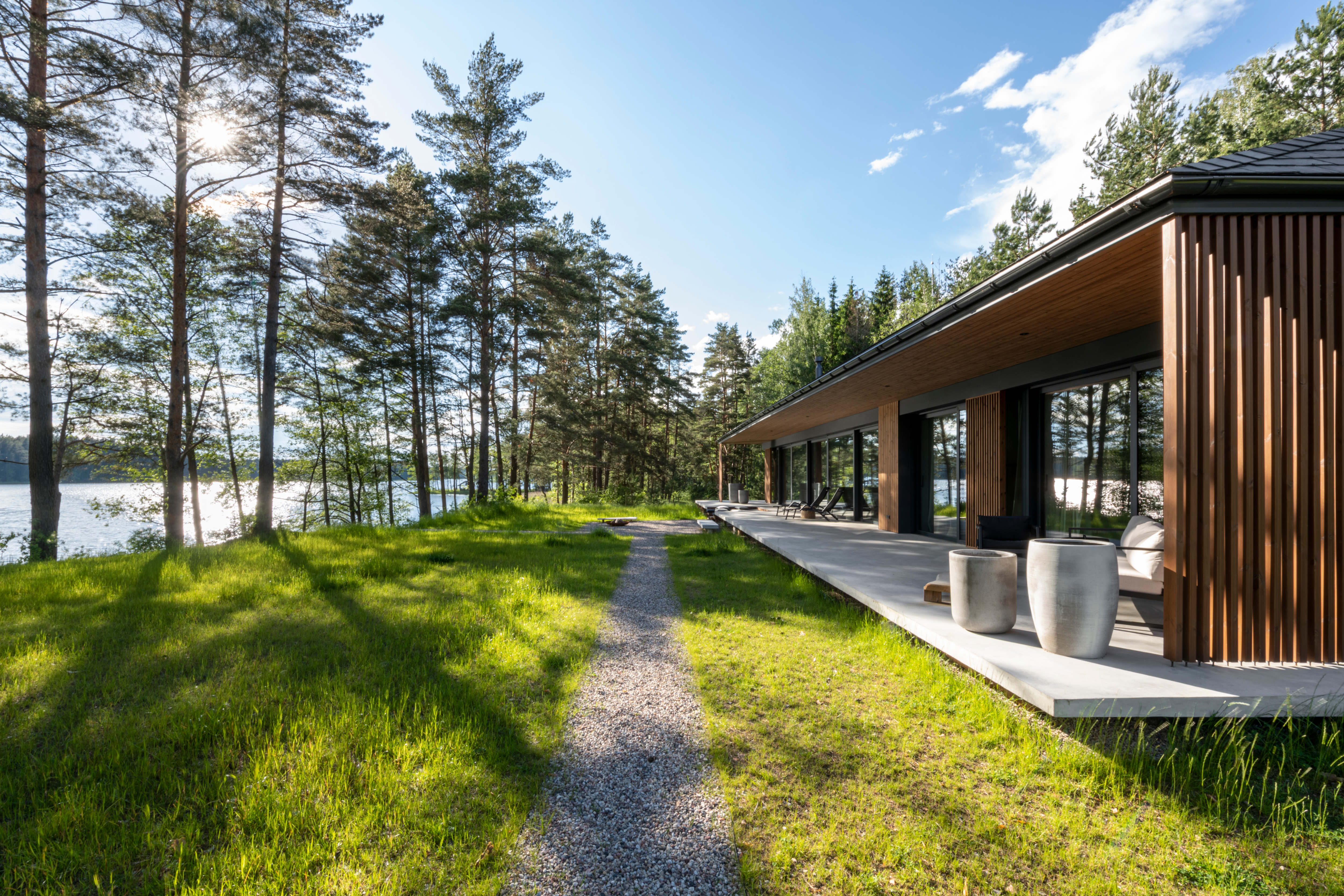 Rectangle parallelepiped House by Devyni architektai - Architizer