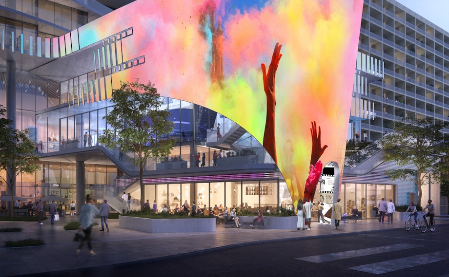 OFFICEUNTITLED's Vision for the Tower on Sunset Reflects the Flamboyant West Hollywood Energy - Architizer Journal