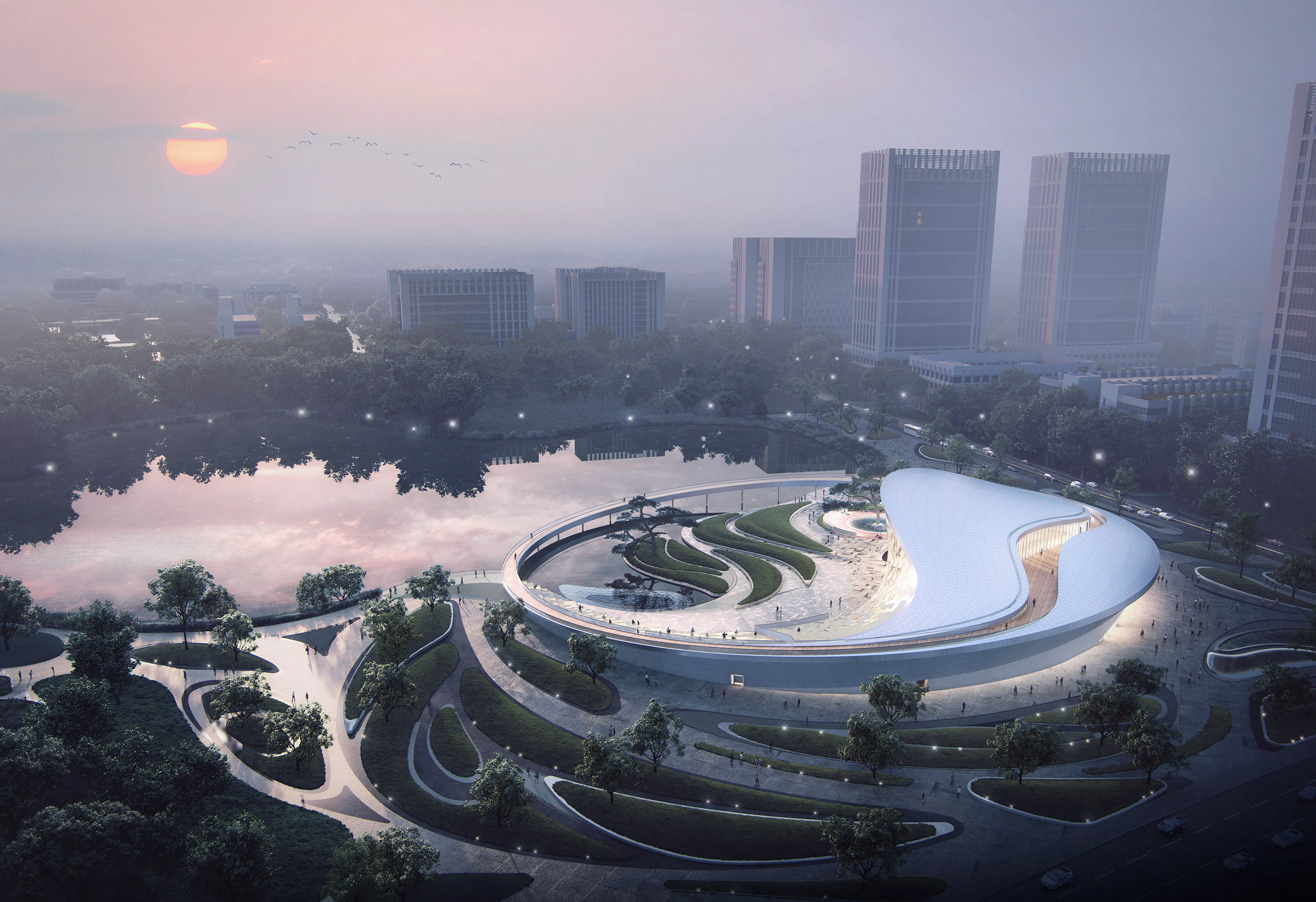 Lujiatan Wetland Park Commercial Service Center — 56