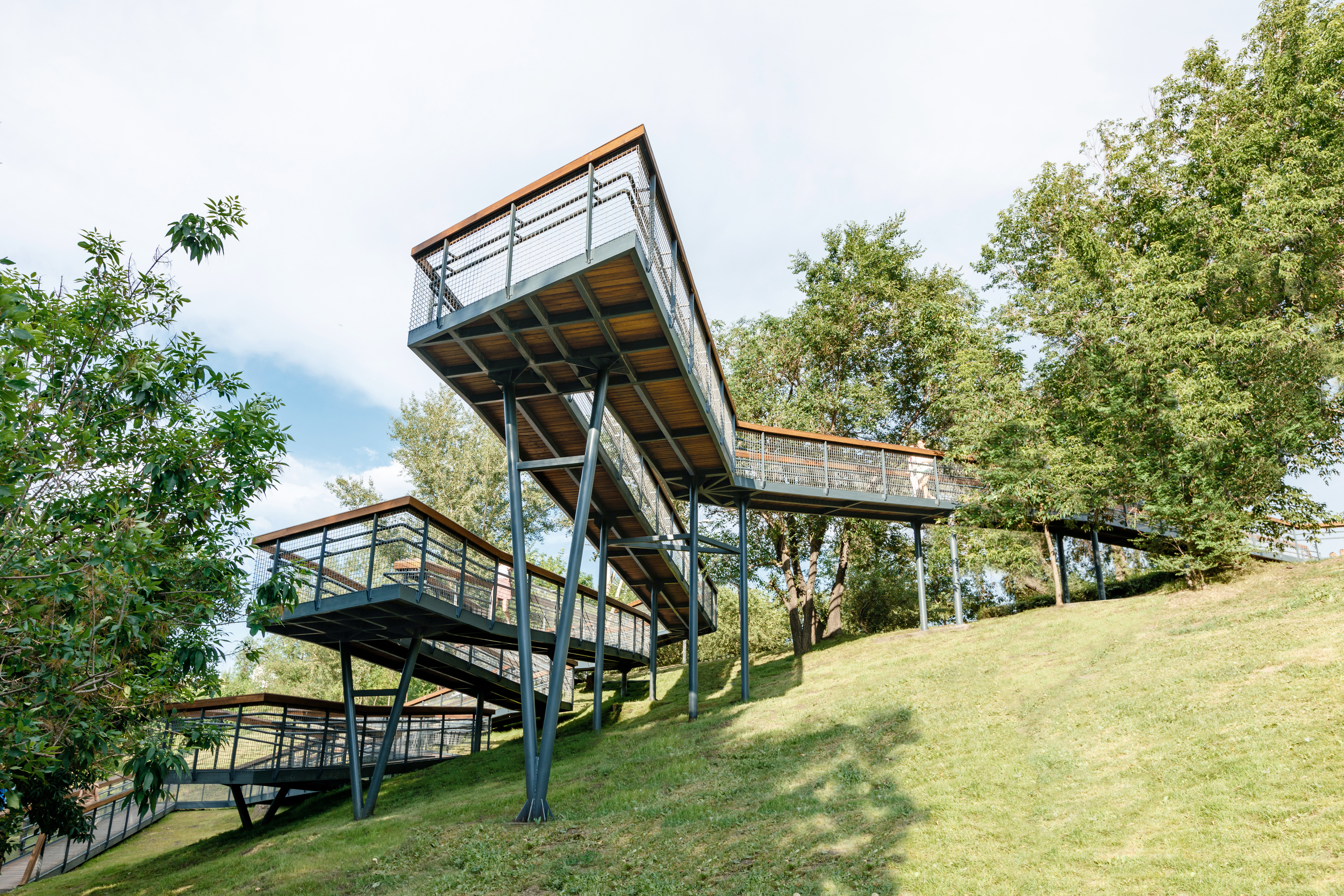 RAMP WITH VIEWING PLATFORMS By OOO ADM OOO Architecture Design 