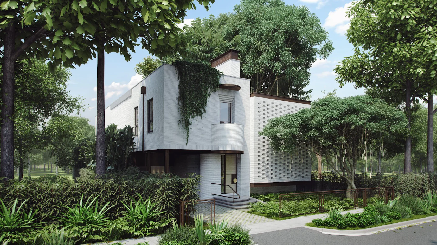 Architectural Render for a House Exterior by Archicgi - Architizer