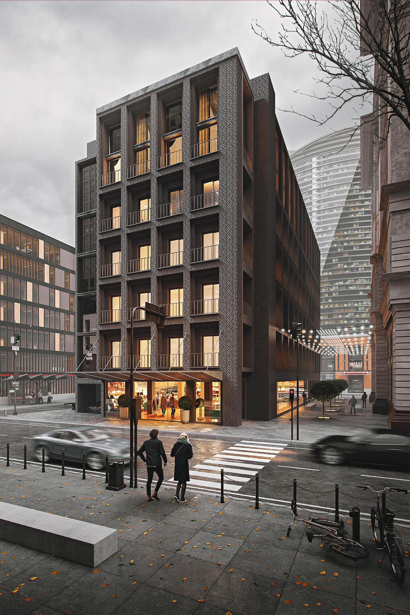 Commercial Exterior Rendering for a Project in NY by Archicgi - Architizer