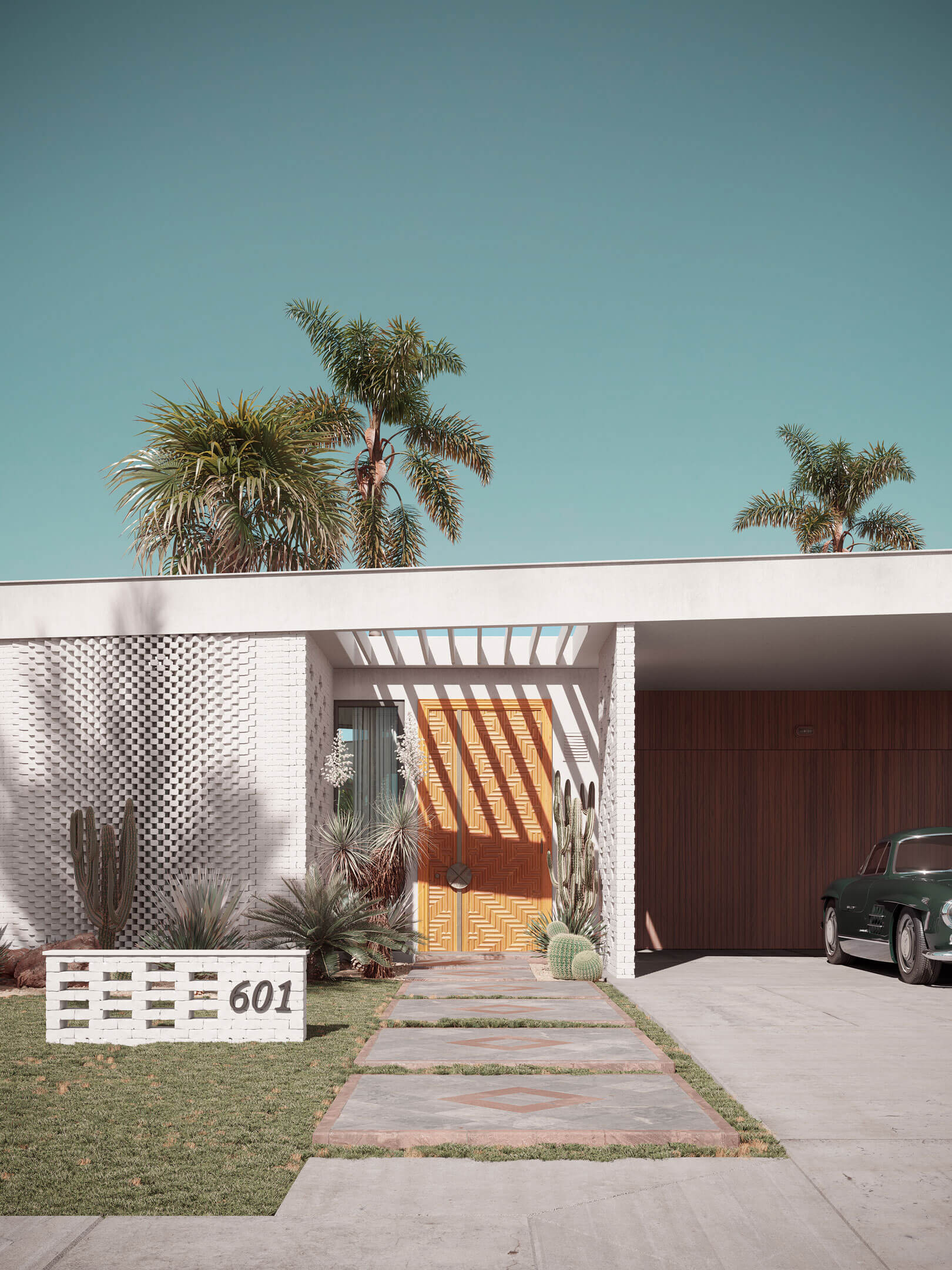 Photoreal Render for a west Hollywood Villa by Archicgi - Architizer