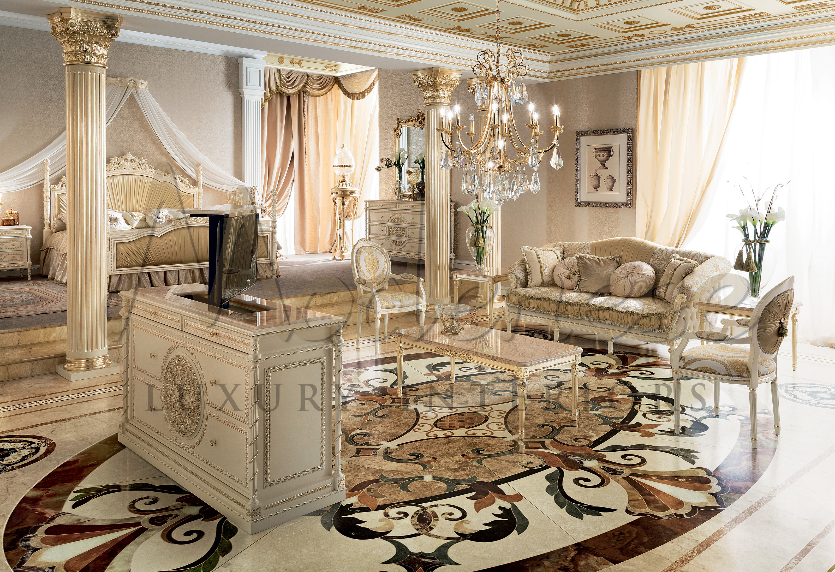 CLASSY BEDROOM INTERIOR DESIGN IN DUBAI by MODENESE Luxury Interiors ...