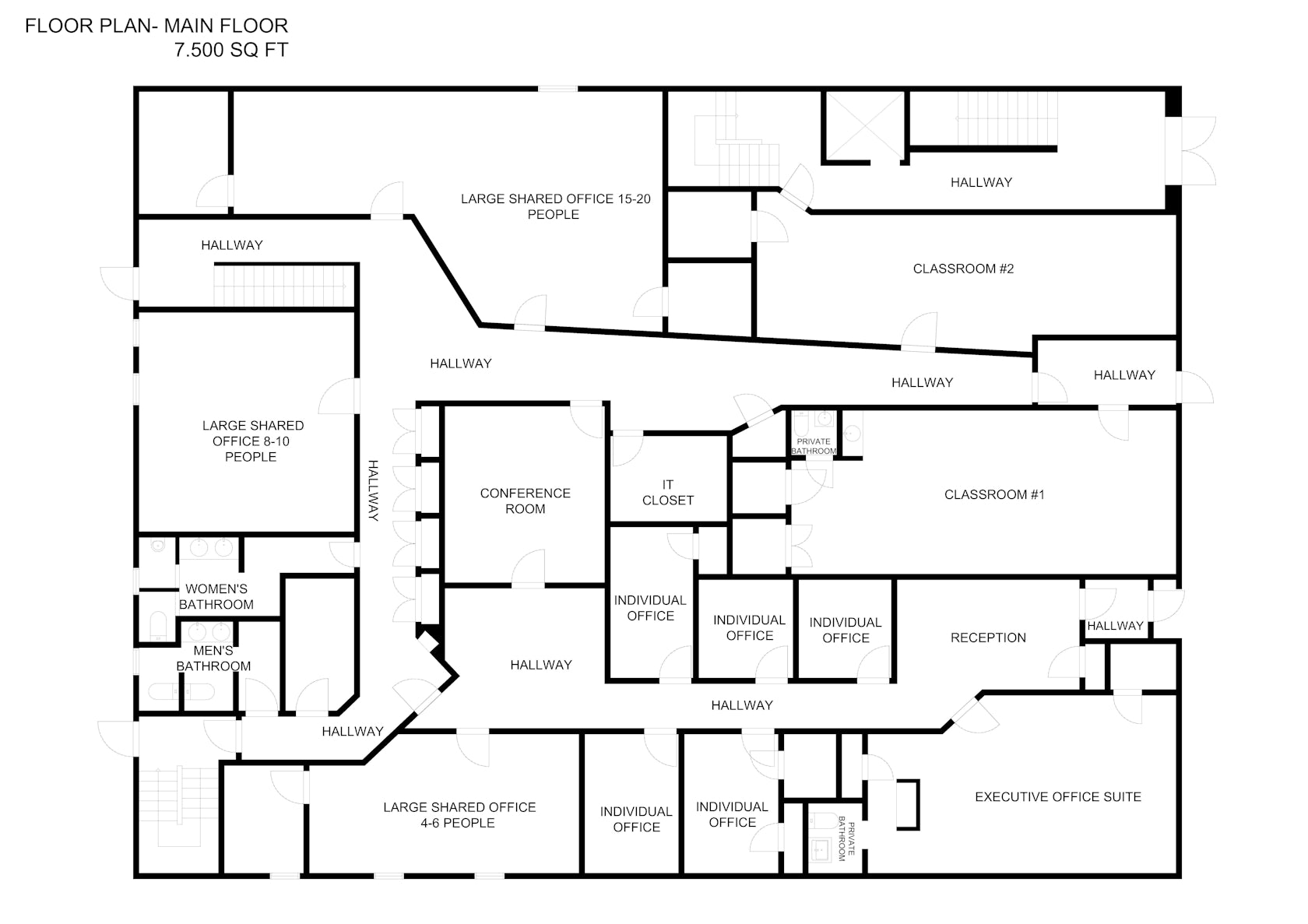 2D Apartment Floor Plans by The 2D3D Floor Plan Company - Architizer