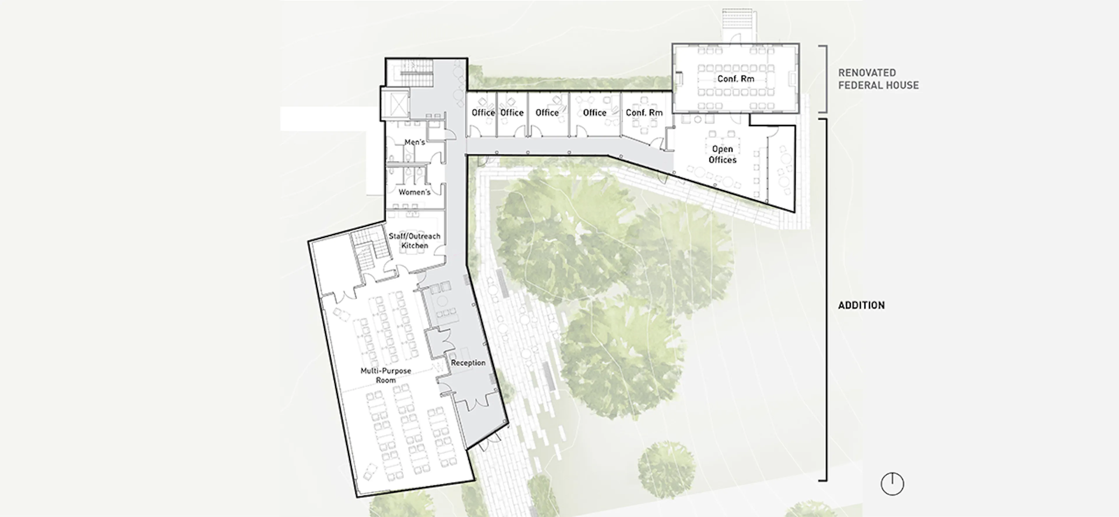 Penn State Behrend, Federal House Renovation & Addition — 3