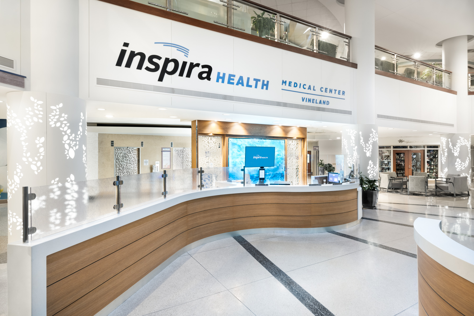 Inpsira Health Vineland, NJ Lobby by Kristina Kroot Photography