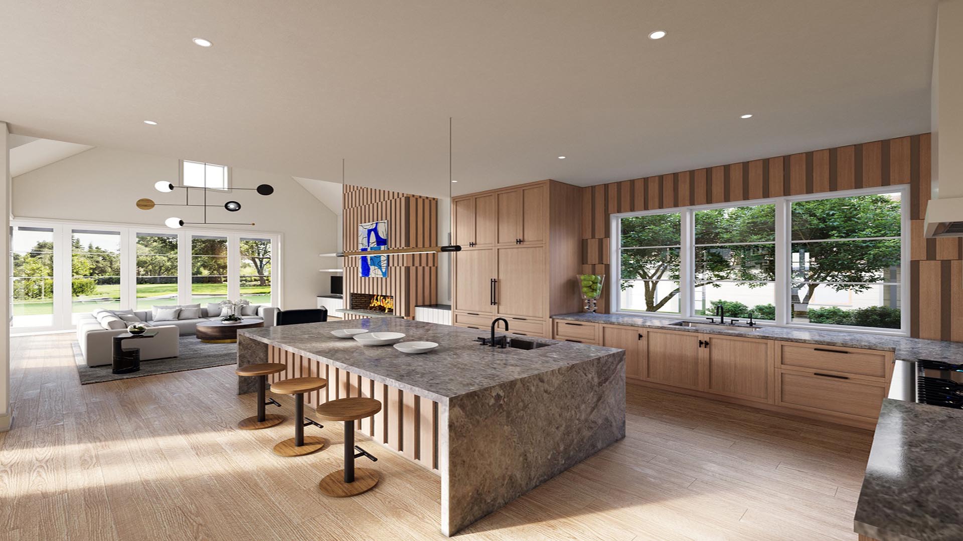 Kitchen 3D Interior Rendering by Xpress Rendering LLC - Architizer