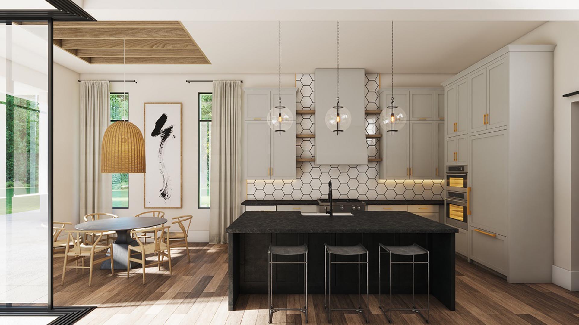 Kitchen 3D Interior Rendering by Xpress Rendering LLC - Architizer