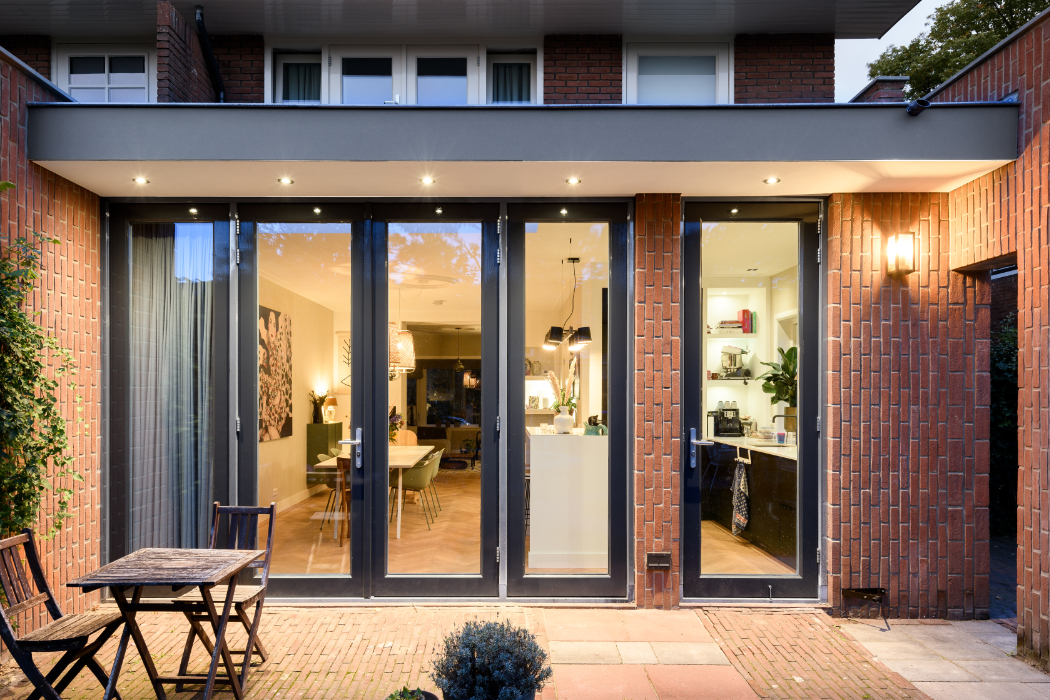 Interior and extension with a match in brick to original 1930s house by ...