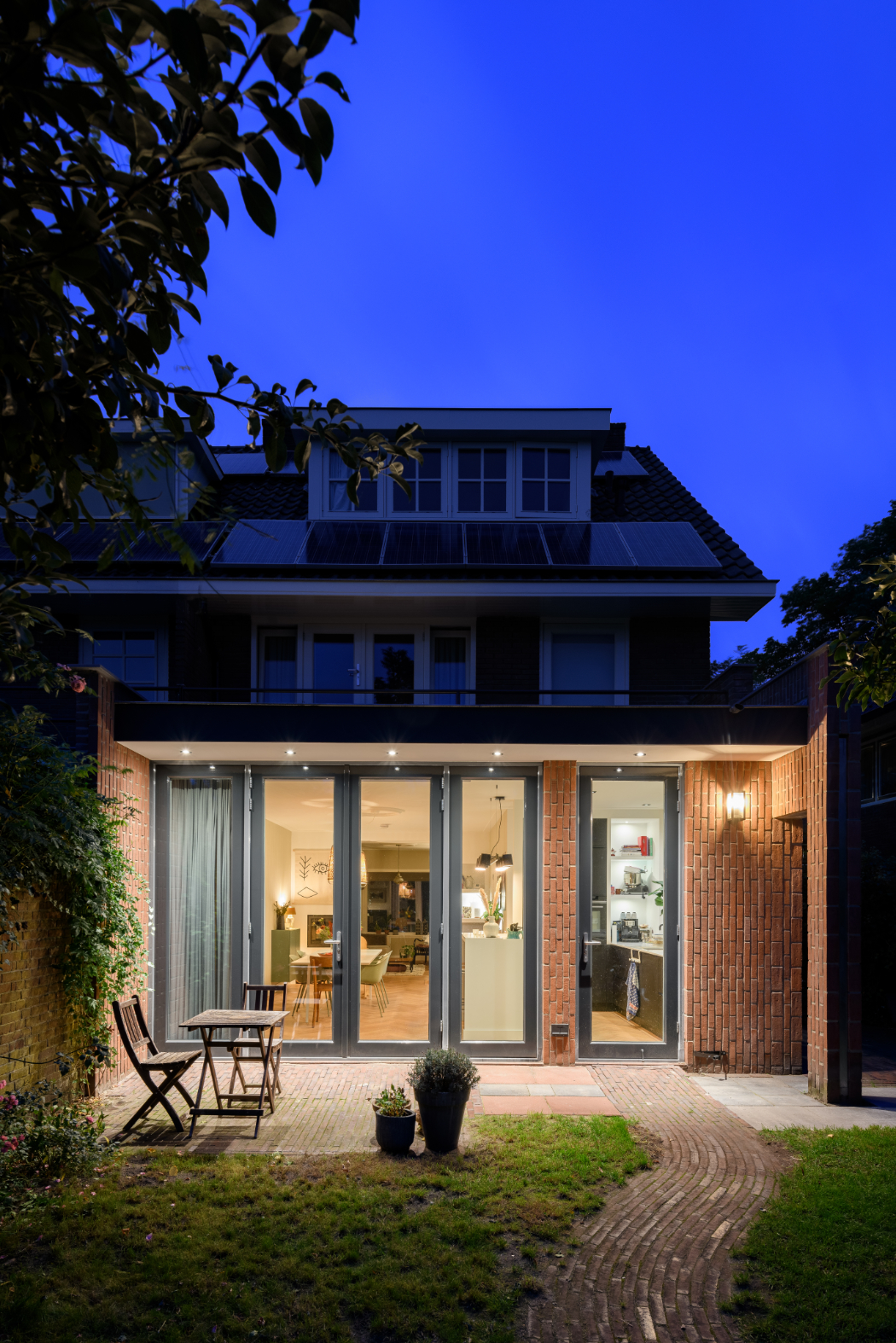 Interior and extension with a match in brick to original 1930s house by ...