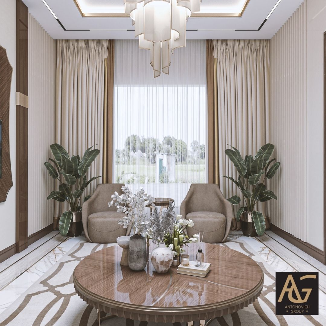 Luxury Sitting Area Interior Design by LUXURY ANTONOVICH DESIGN ...
