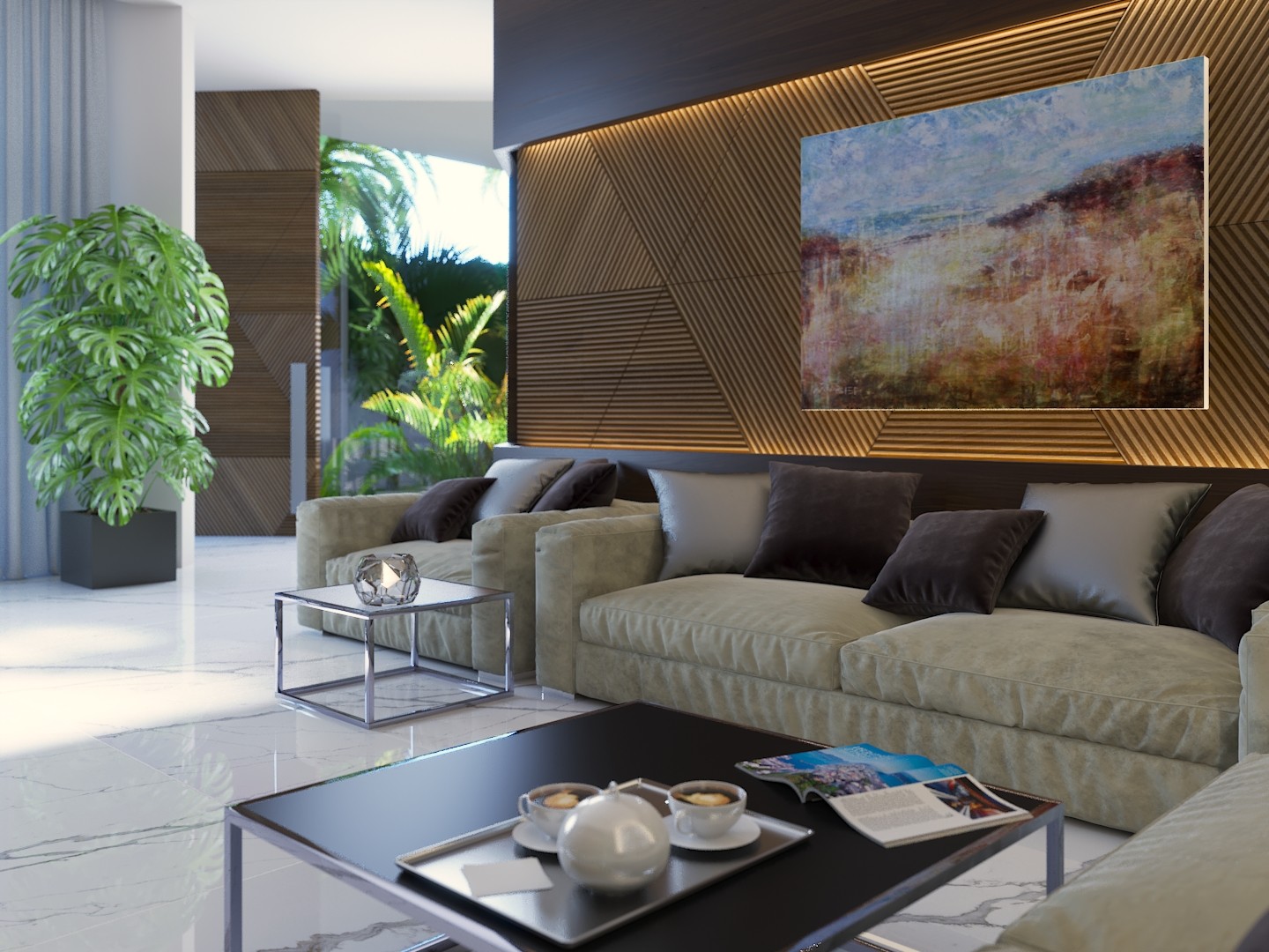 Modern Villa Interior Design in Saudi Arabia by [xzoomproject] - Architizer