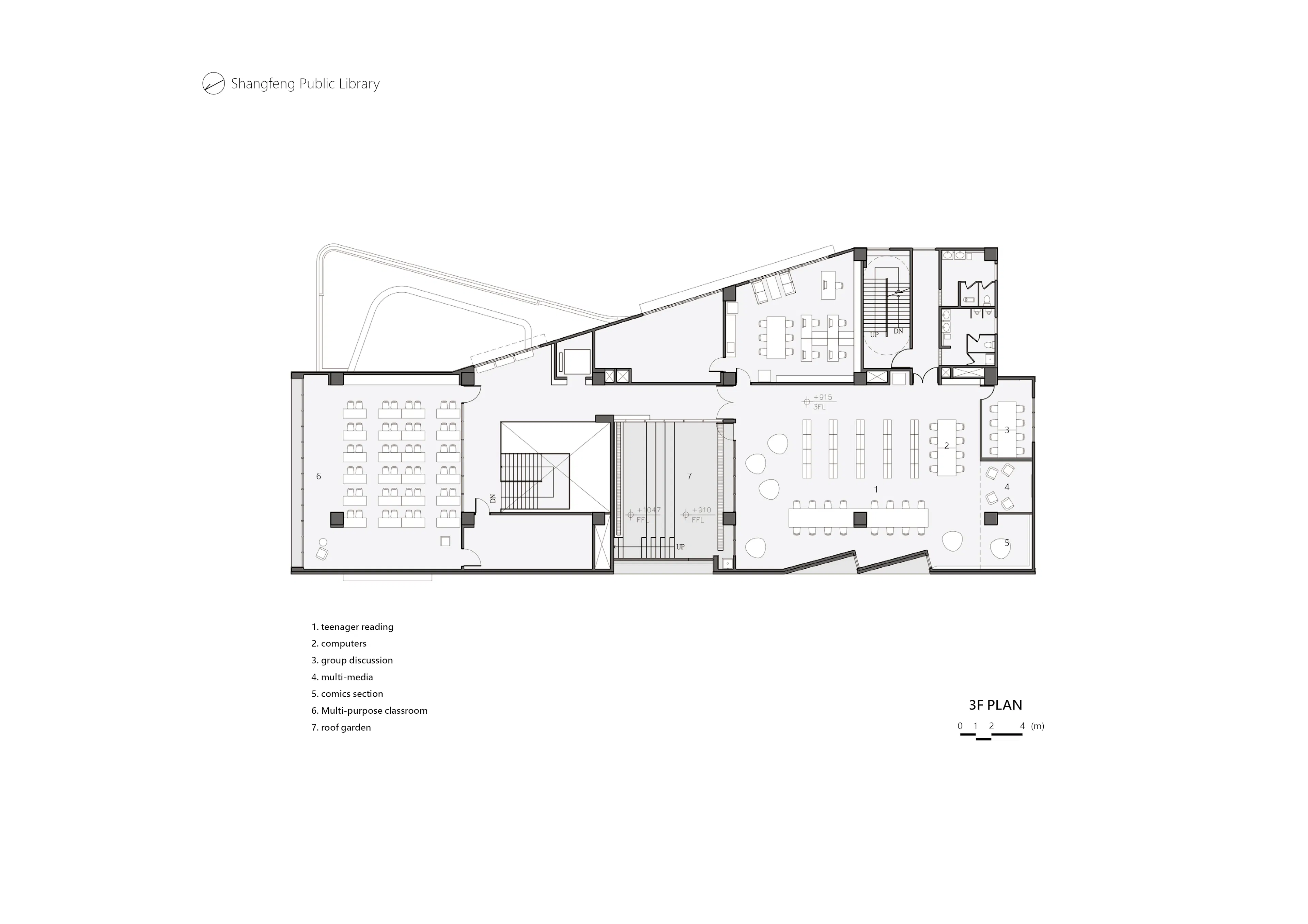 Shangfeng Public Library and School Gymnasium — 24