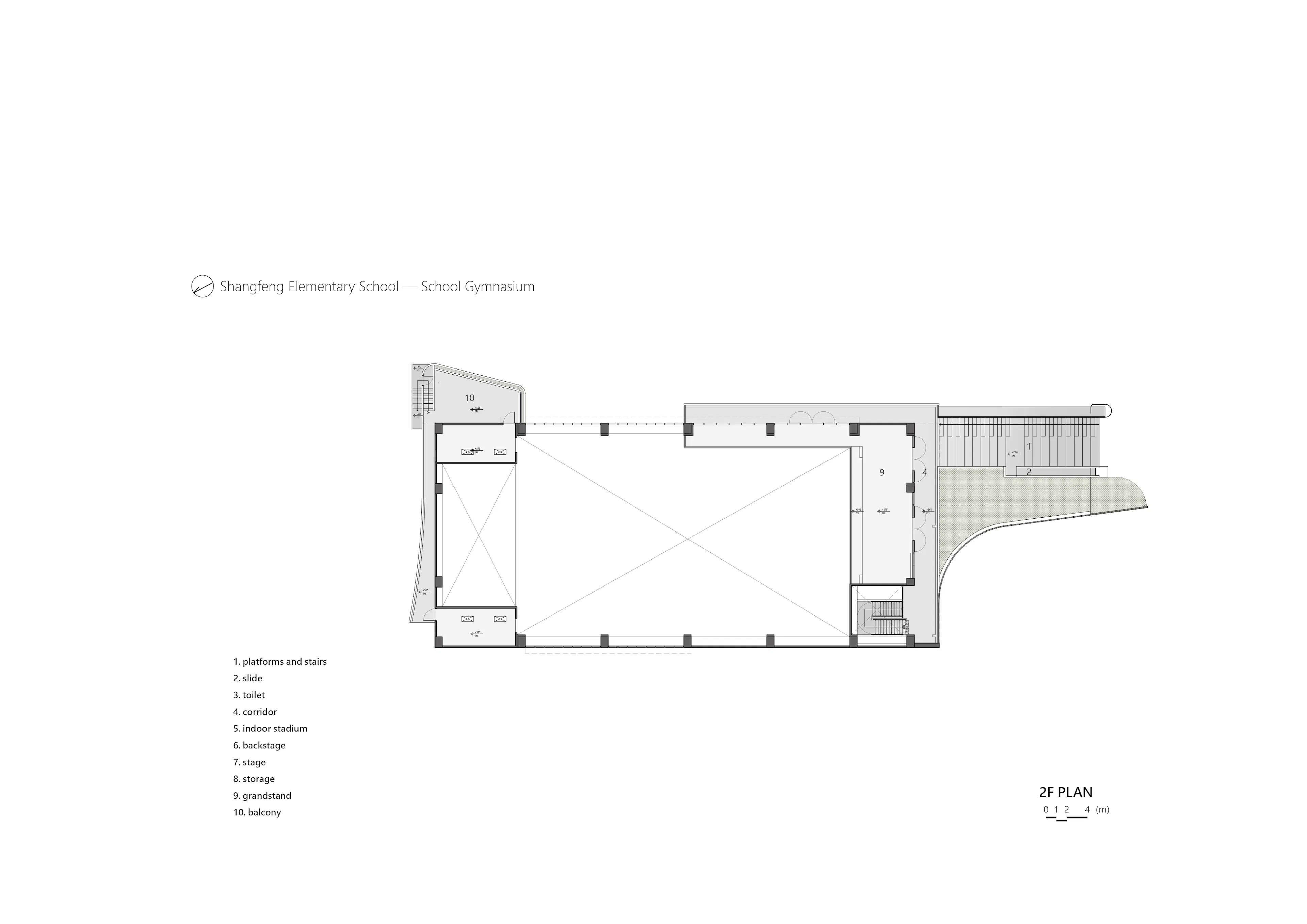 Shangfeng Public Library and School Gymnasium — 26