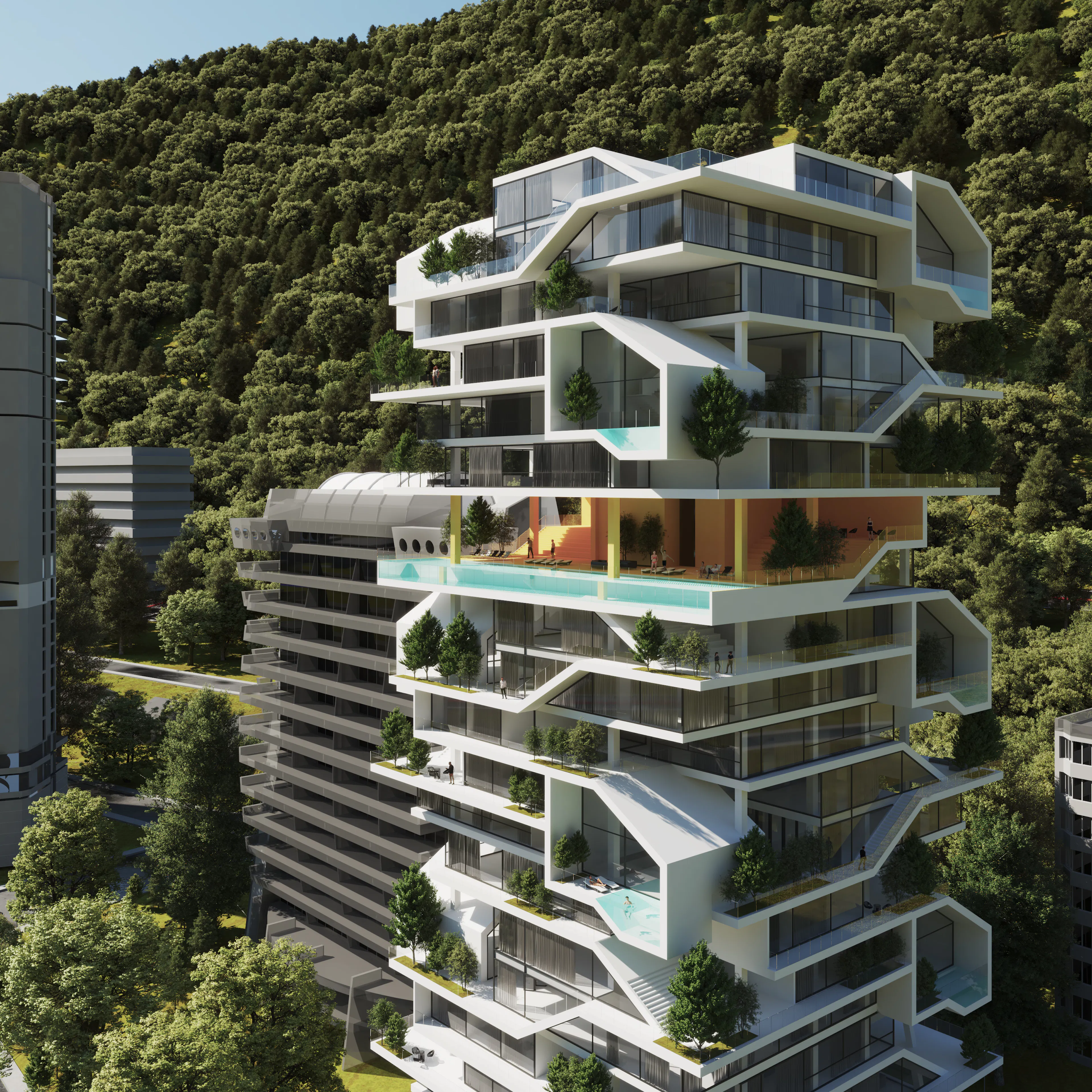 Stacked Garden Villas` — 1