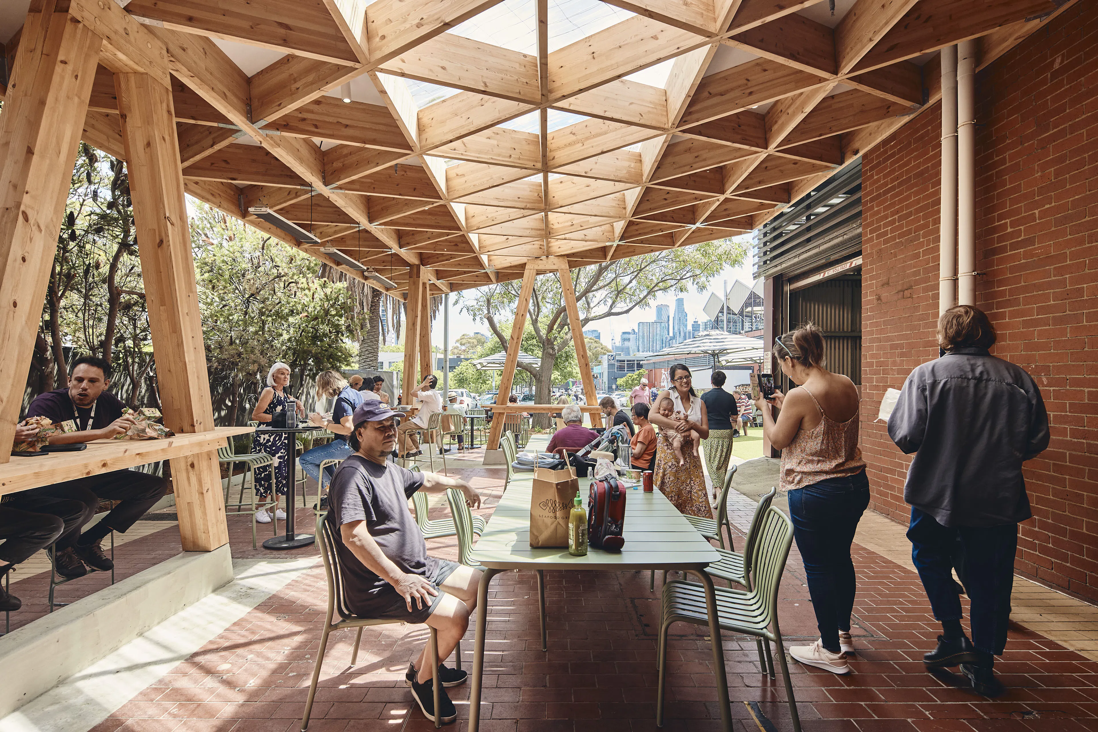 South Melbourne Market External Food Hall