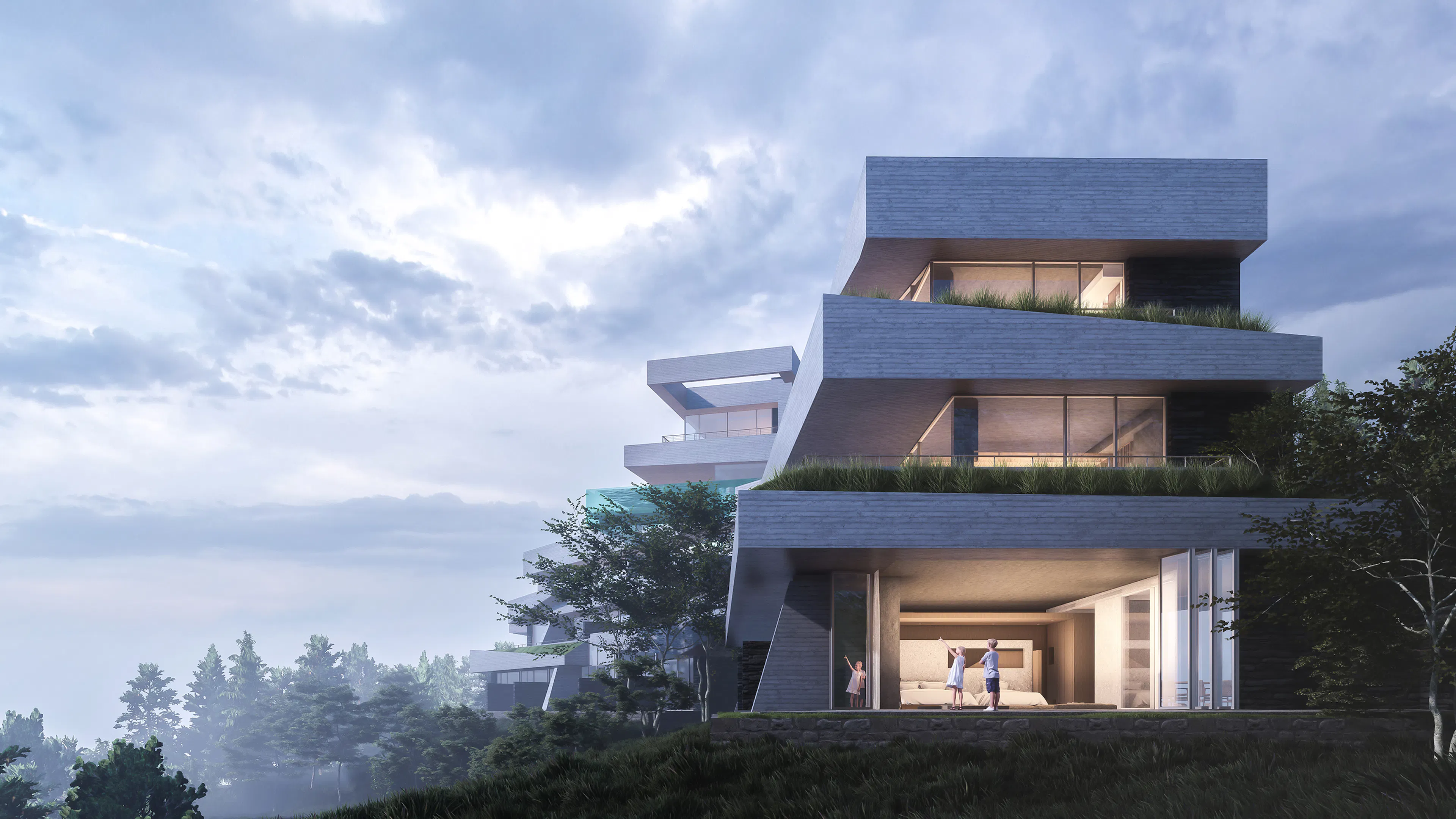 Sojourn in Layered Mountain