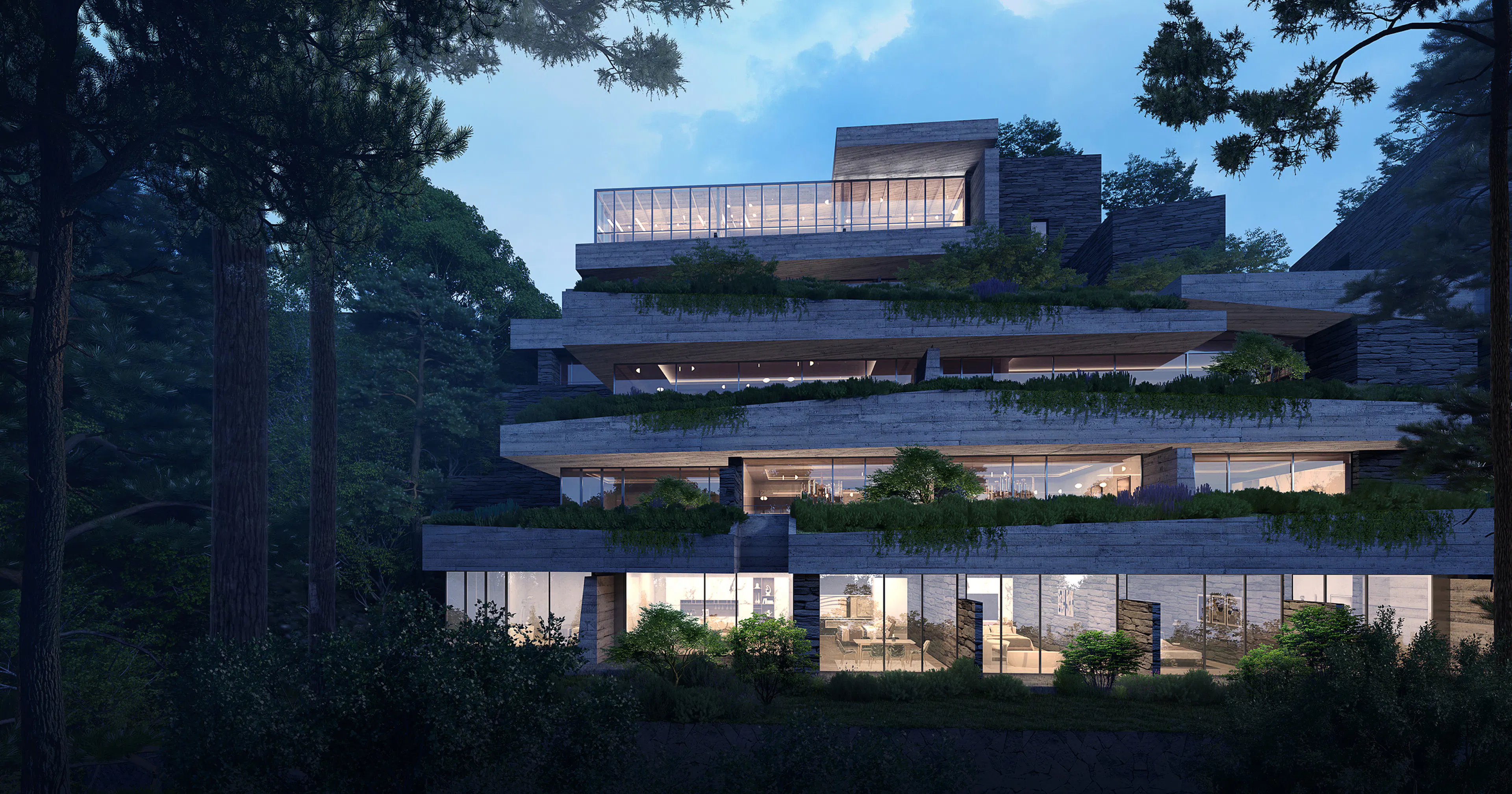 Sojourn in Layered Mountain — 1