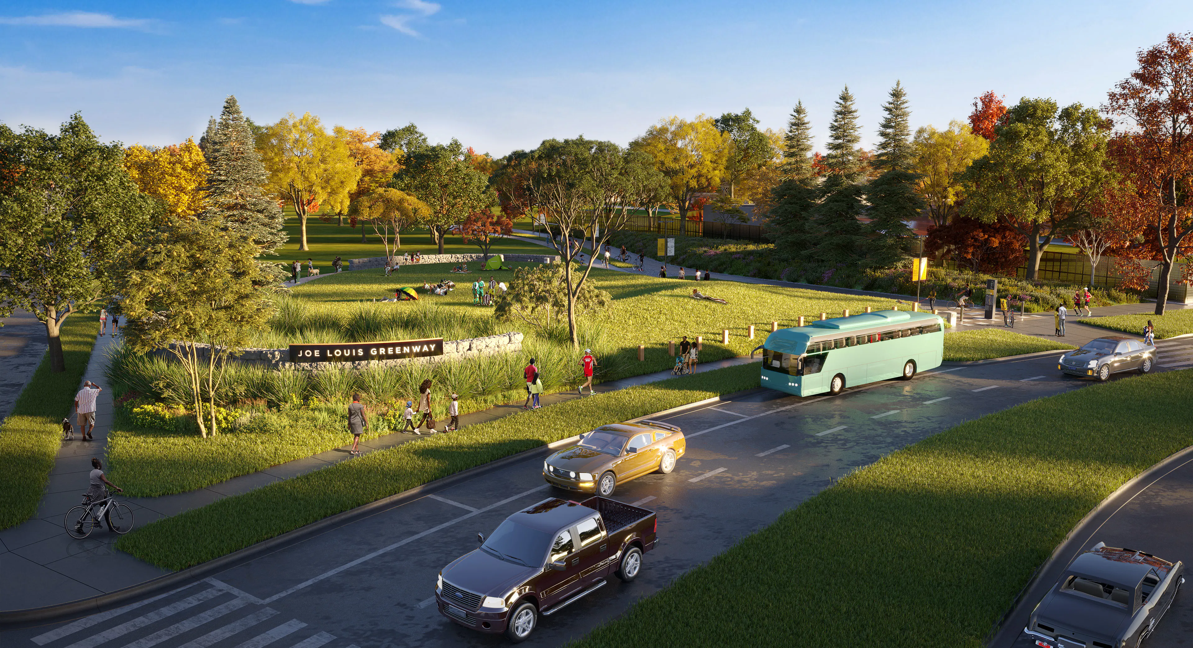 Joe Louis Greenway Framework Plan — 9