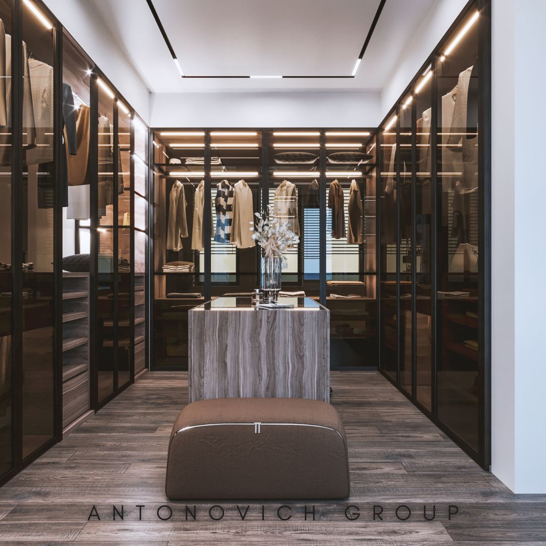 Functional Dressing Room Interior Design Solutions by LUXURY ANTONOVICH ...