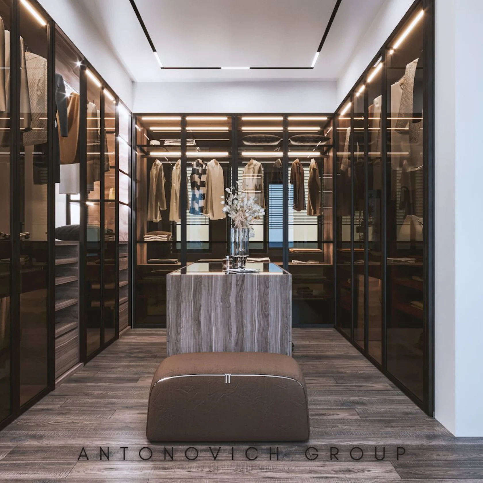 Functional Dressing Room Interior Design Solutions by LUXURY ANTONOVICH ...