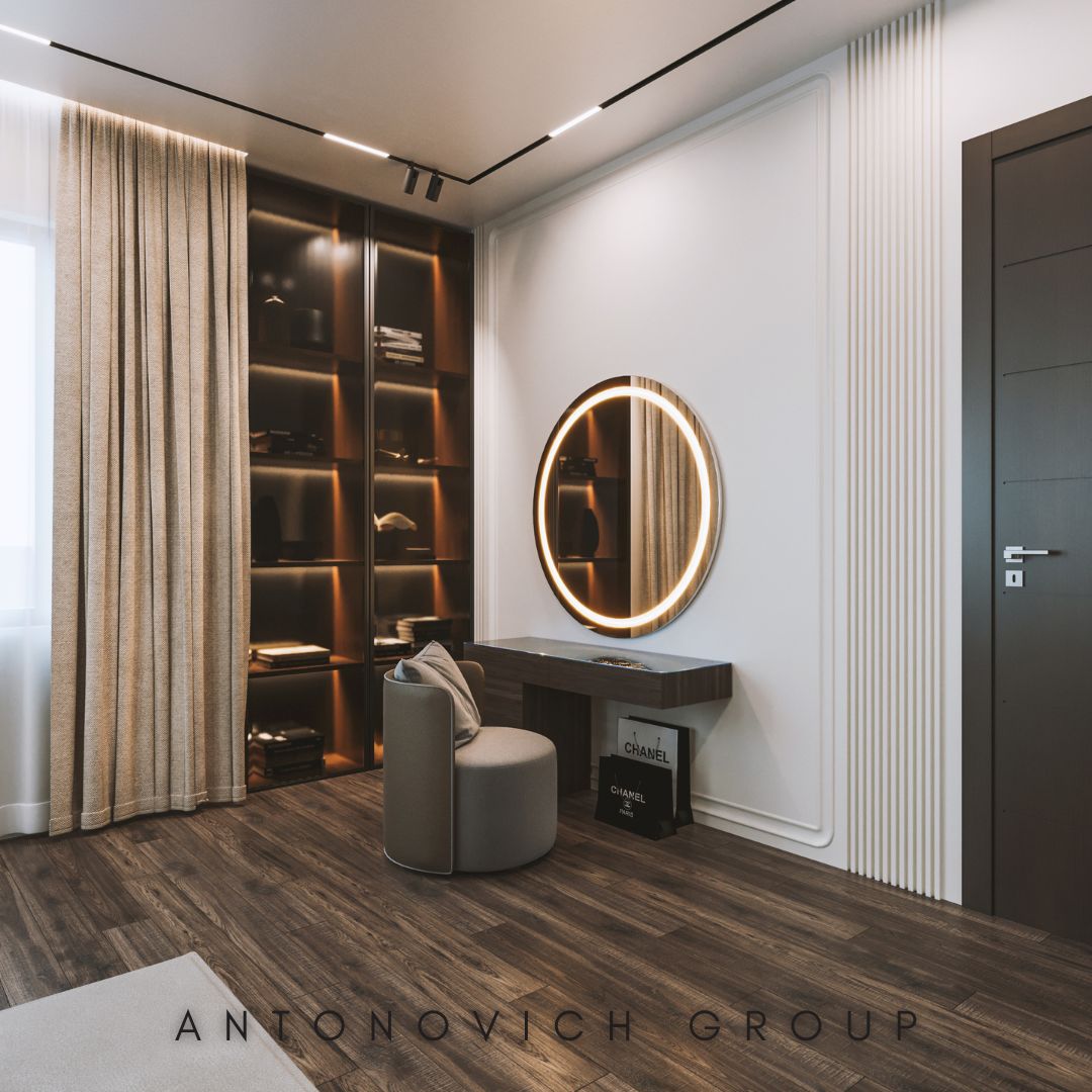 Functional Dressing Room Interior Design Solutions by LUXURY ANTONOVICH ...