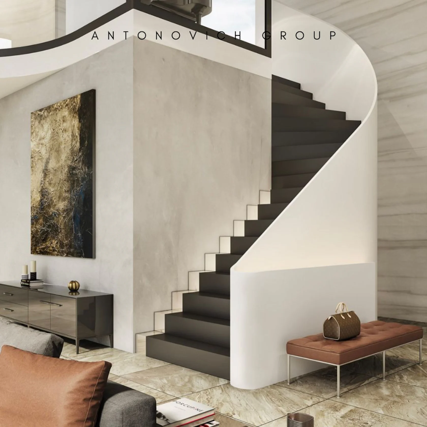 Modern Style Penthouse Interior Design by LUXURY ANTONOVICH DESIGN ...