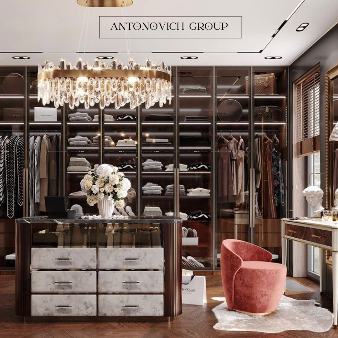 Dressing Room Interior Design and Joinery Services by LUXURY ANTONOVICH ...
