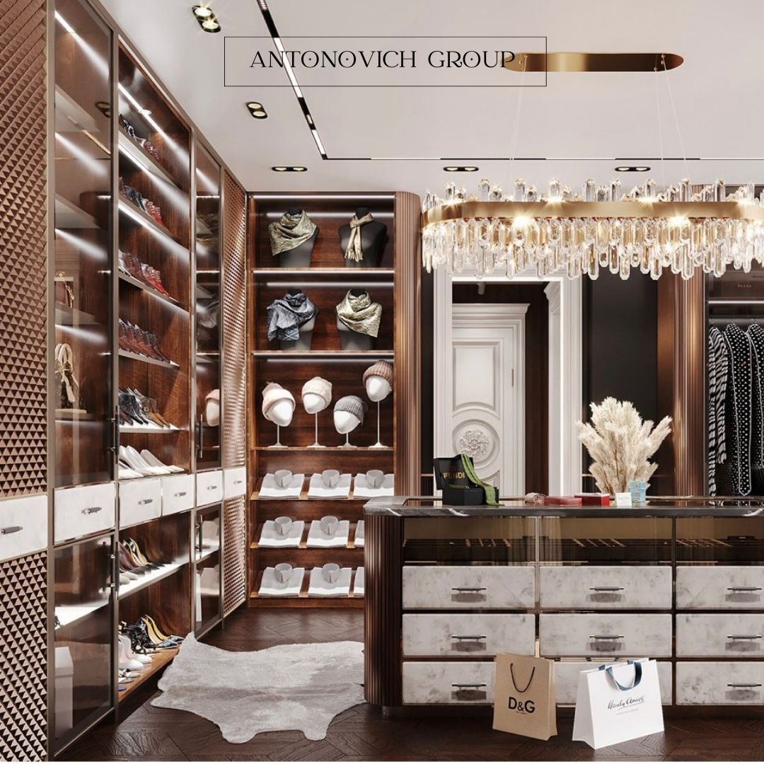 Dressing Room Interior Design and Joinery Services by LUXURY ANTONOVICH ...