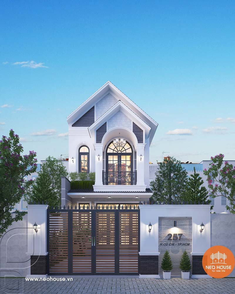 15 mẫu thiết kế nhà 1 trệt 1 lầu 6x20m đẹp tiết kiệm by NEOHouse CTy ...