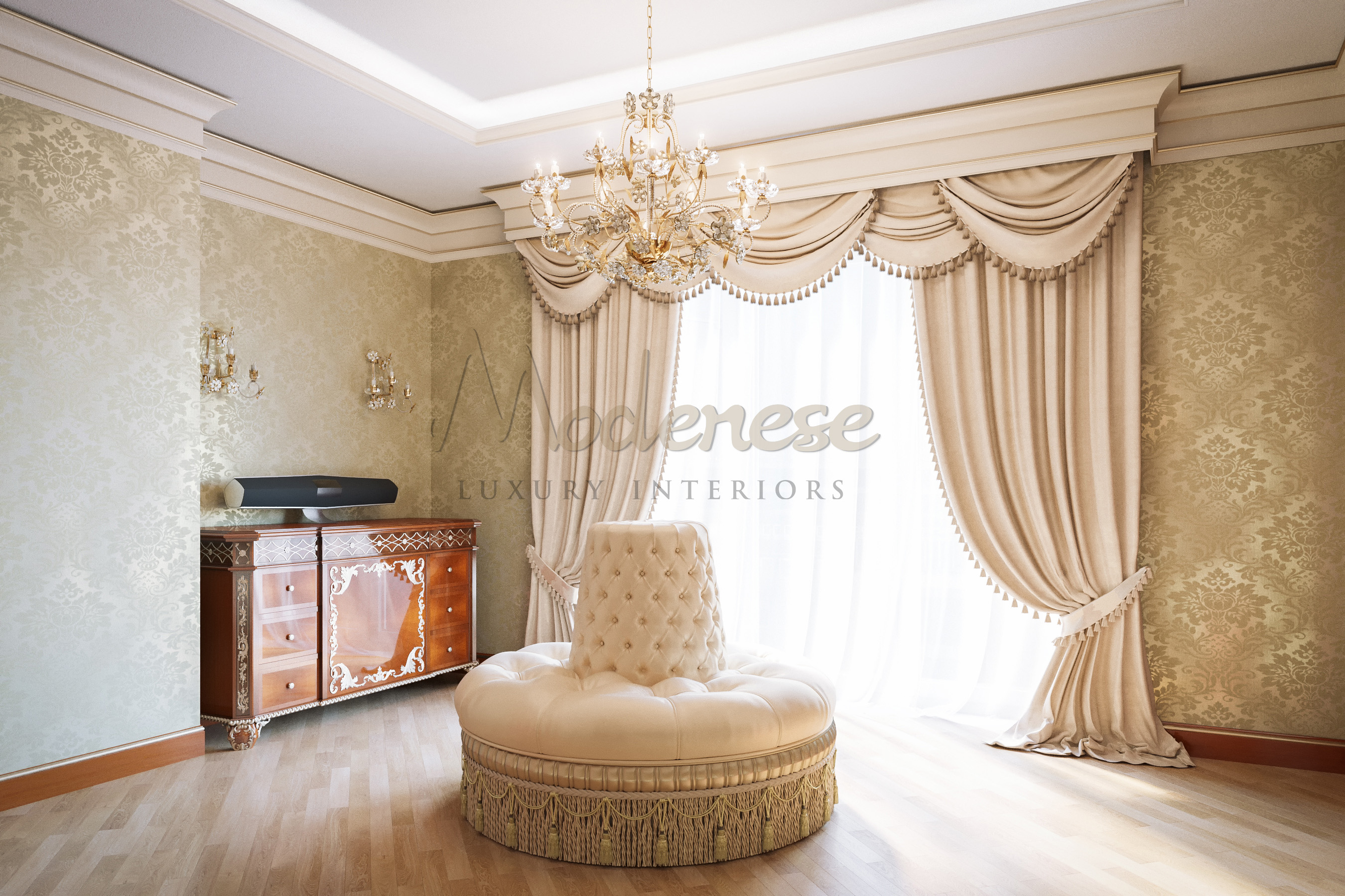 Bespoke Bedroom Design For Villa In Muscat, Oman by MODENESE Luxury